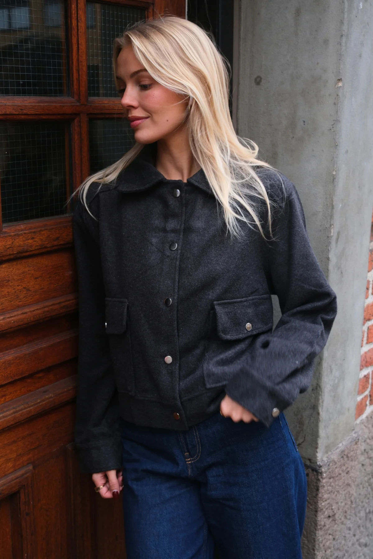 Adela Jacket - Anthracite - Image 2
