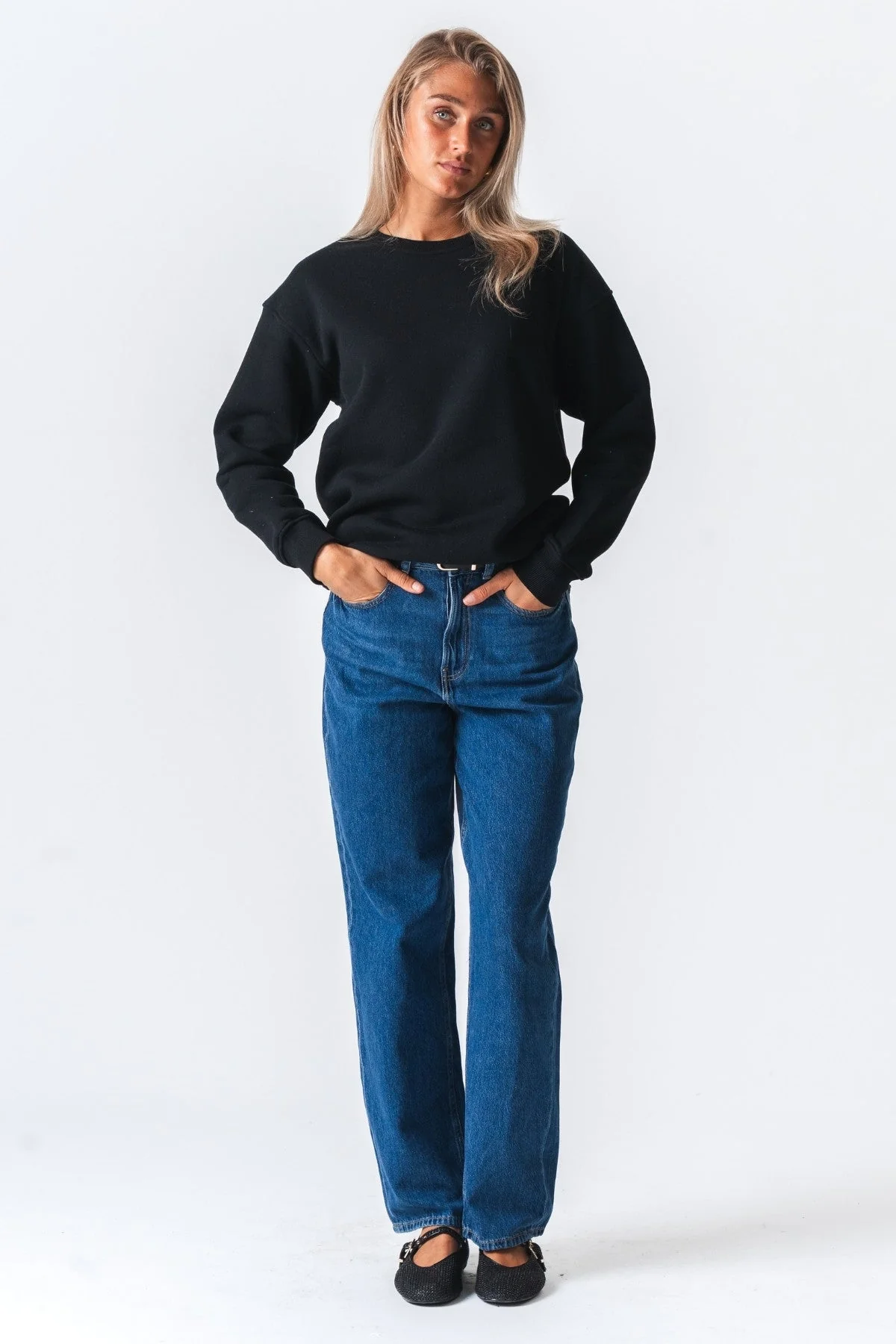 Alina Sweatshirt - Black - Image 2