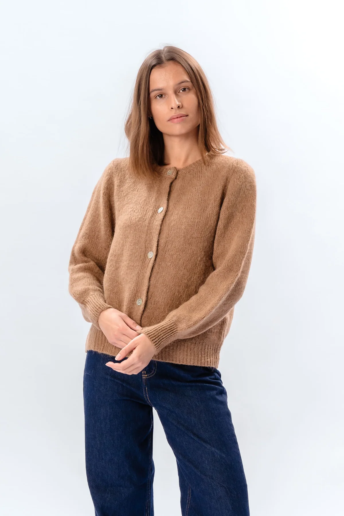 Anna Cardigan - Brown - Image 10