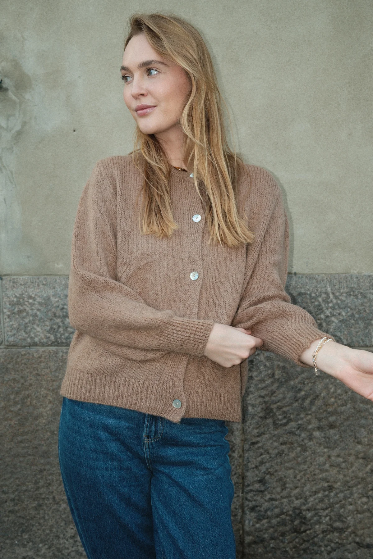 Anna Cardigan - Brown - Image 5