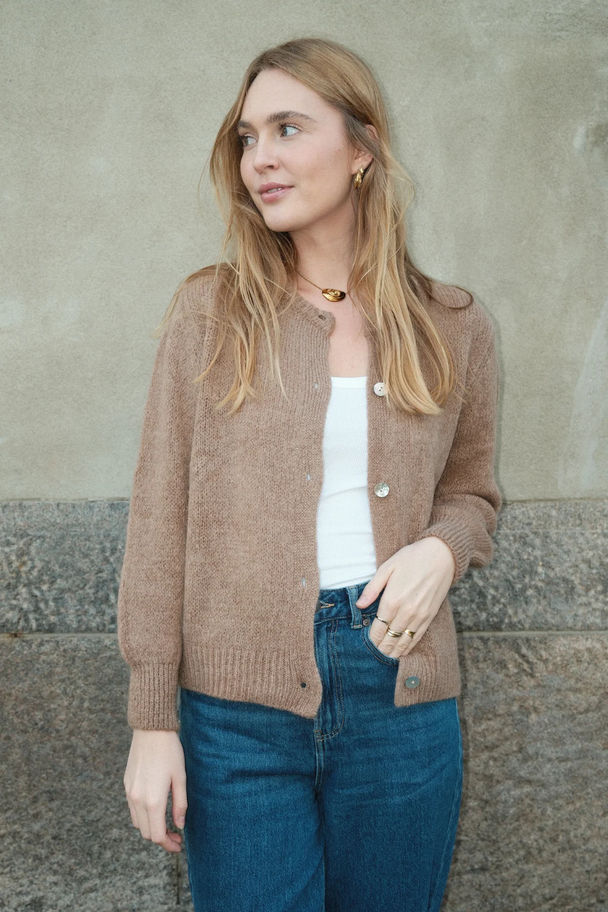 Anna Cardigan - Brown - Image 6