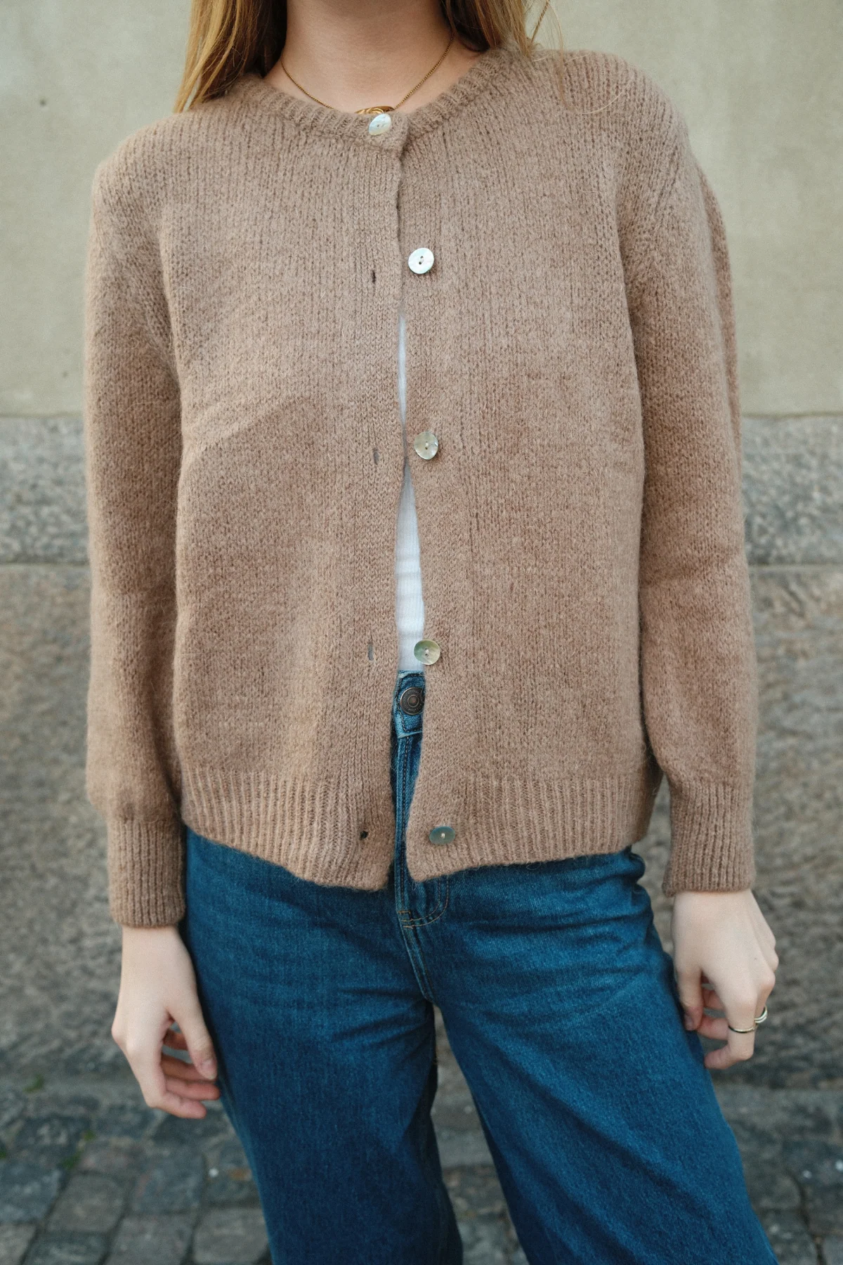 Anna Cardigan - Brown - Image 7
