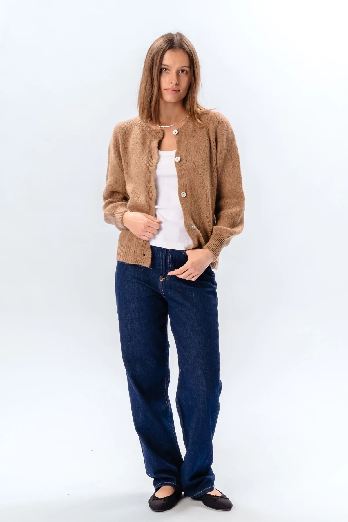 Anna Cardigan - Brown - Image 8
