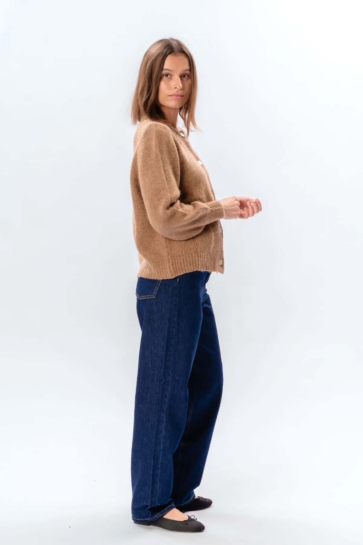 Anna Cardigan - Brown - Image 9