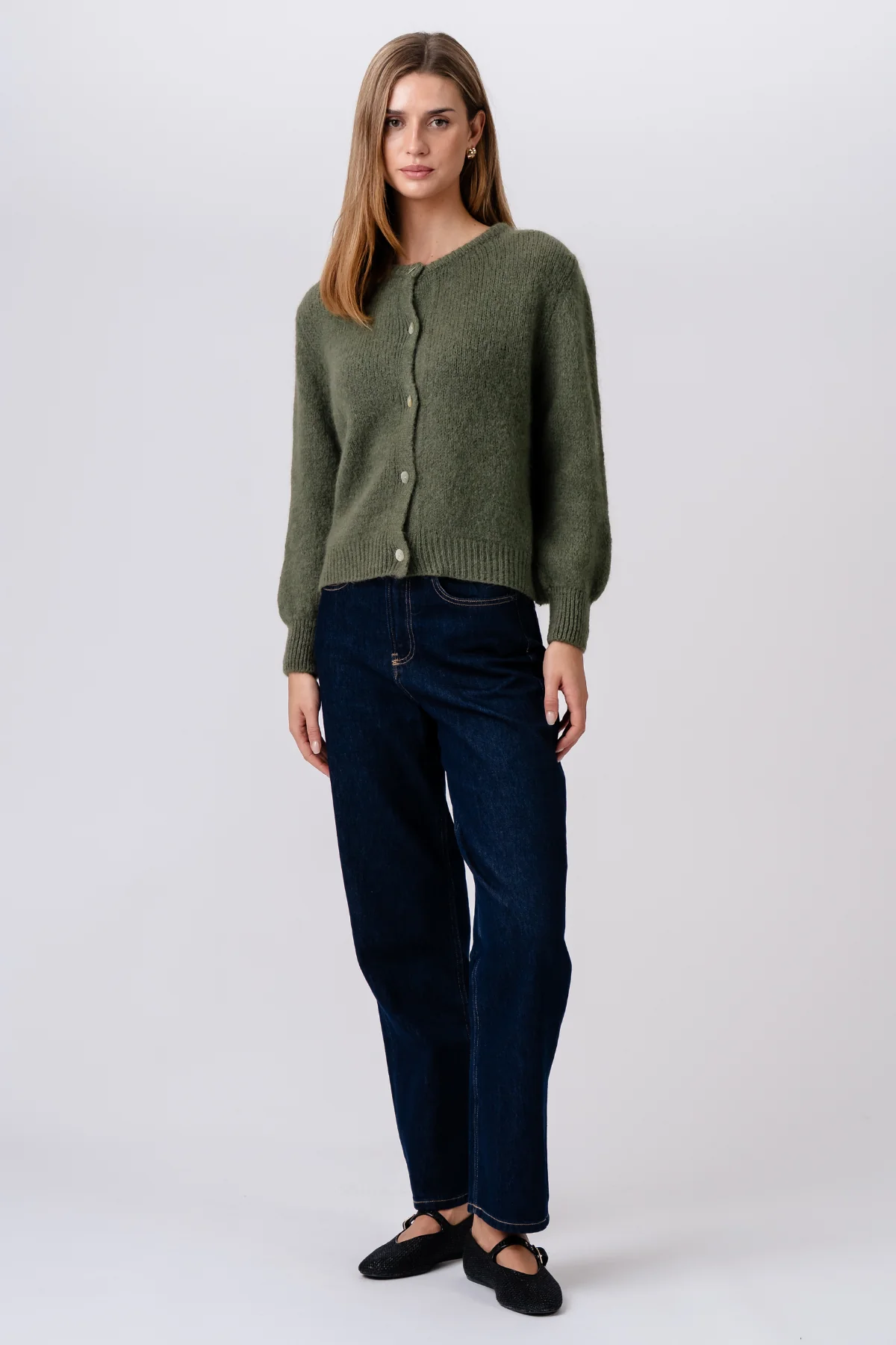 Anna Cardigan - Dark Green - Image 4
