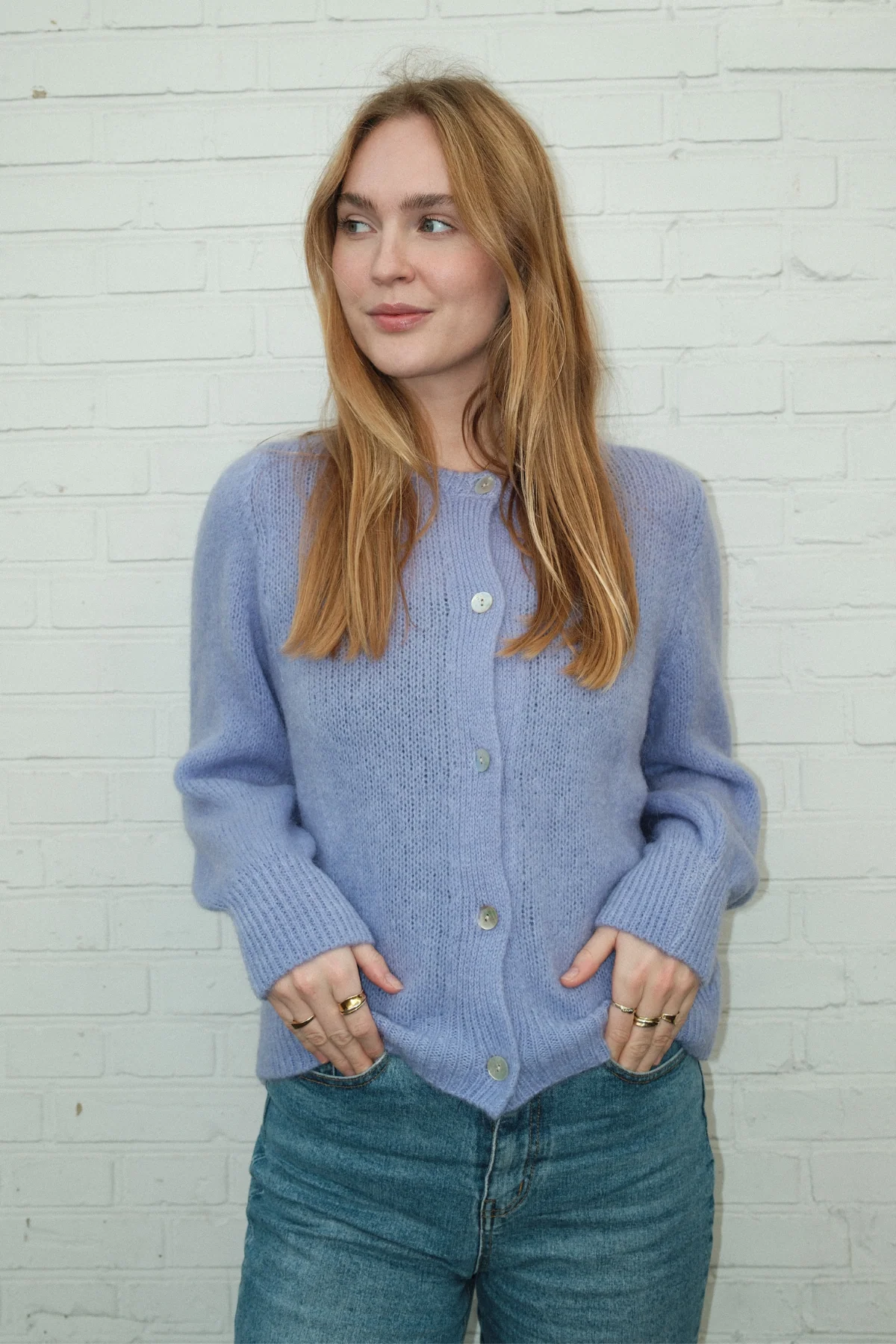 Anna Cardigan - Purple - Image 4