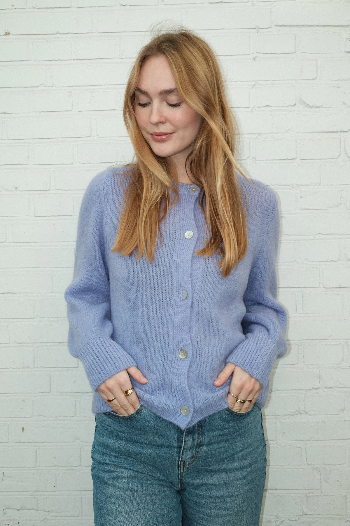 Anna Cardigan - Purple - Image 5