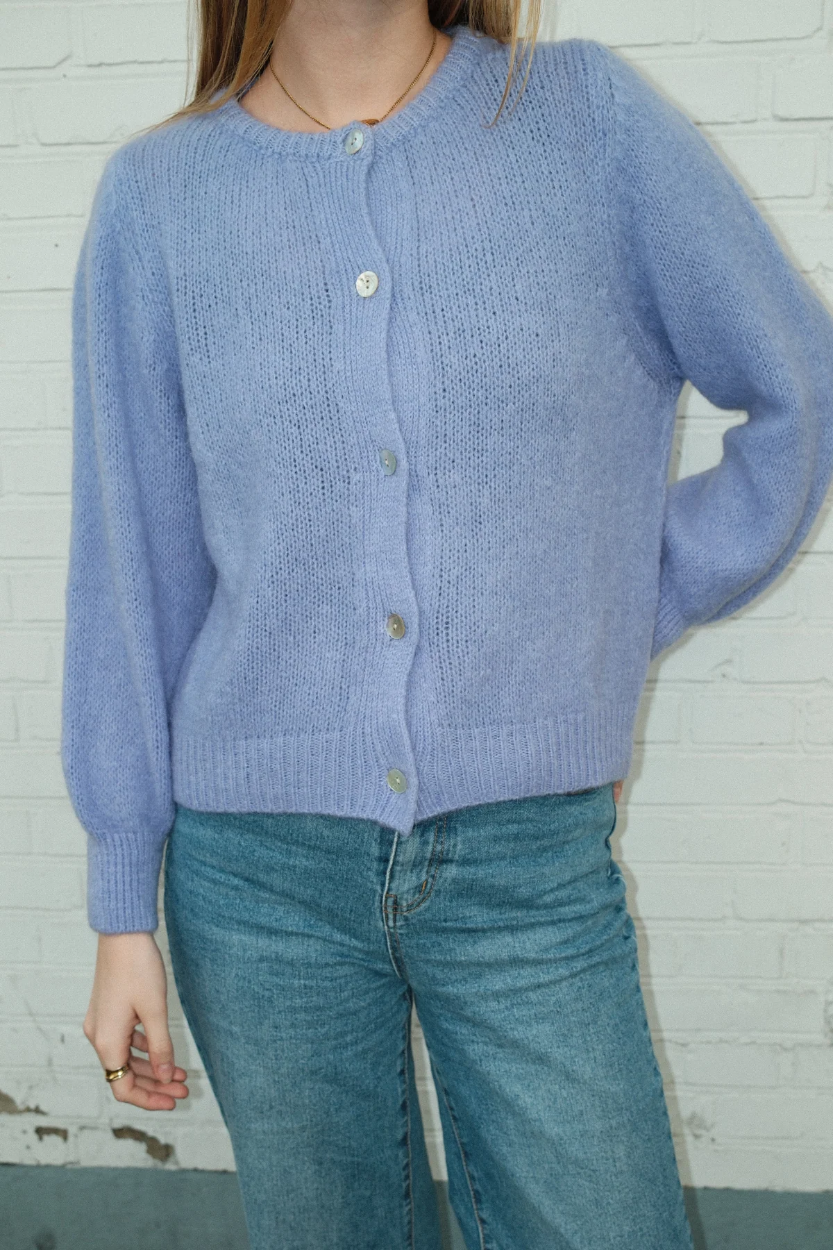 Anna Cardigan - Purple - Image 6