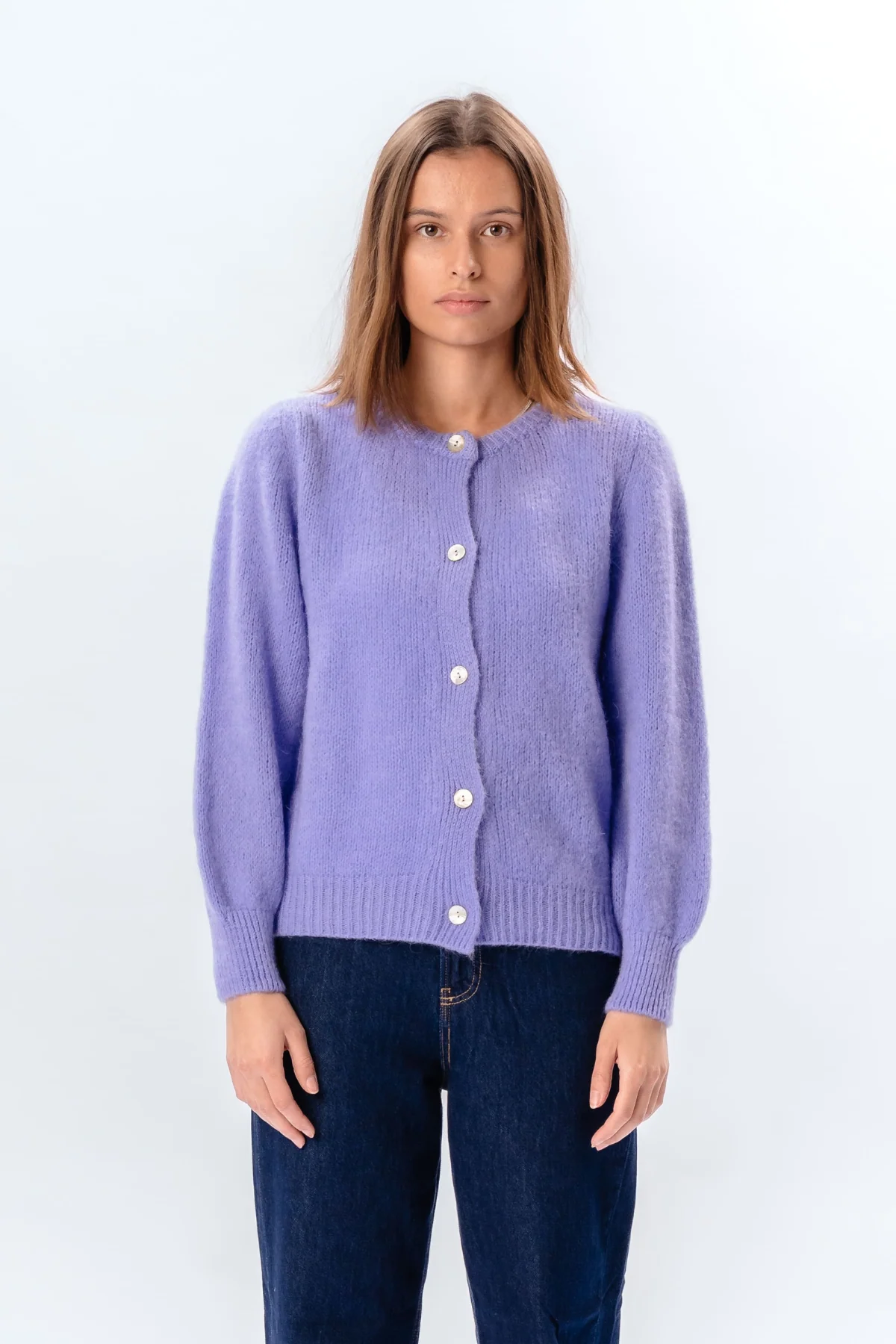 Anna Cardigan - Purple - Image 9