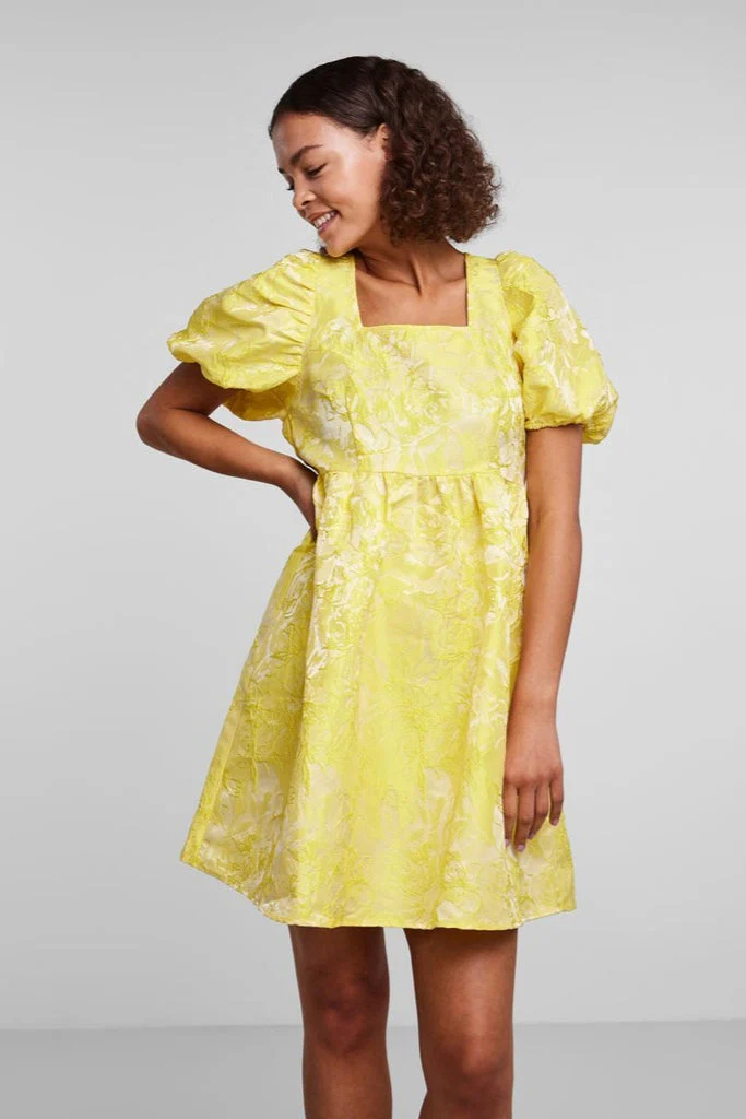 Aviona Dress - Pale Banana - Image 3