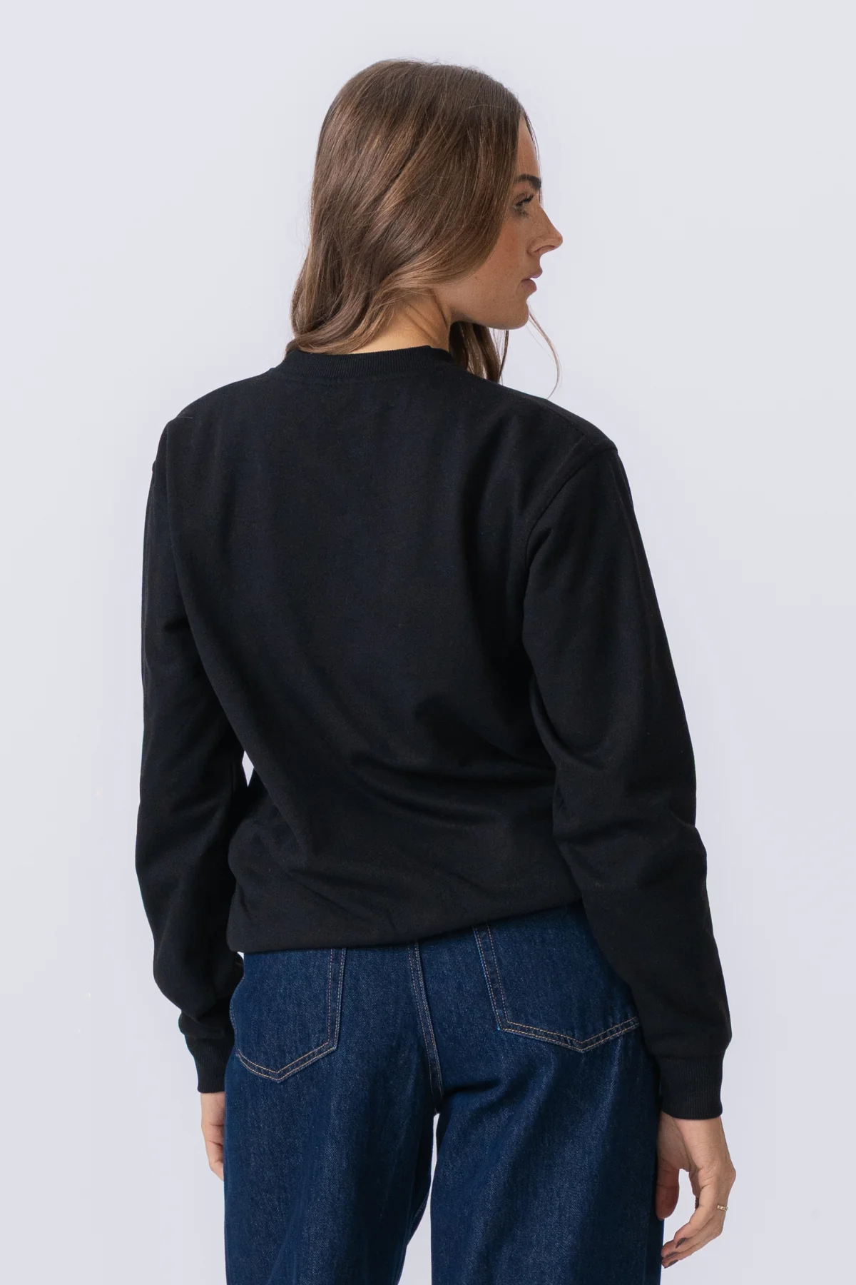 Basic Crewneck - Black (women) - Image 5