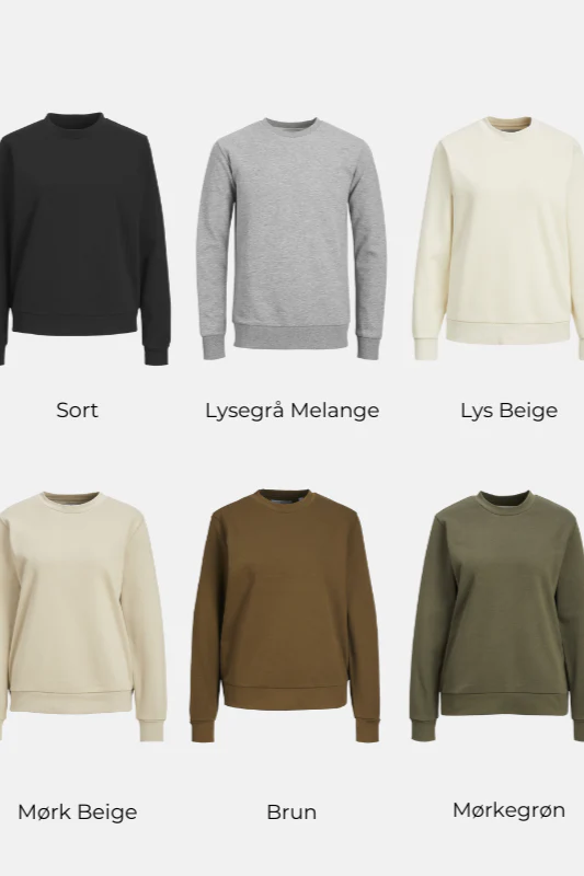 Basic Crewneck Sweat (Women) - Package Deal (2 pcs.) - Image 3