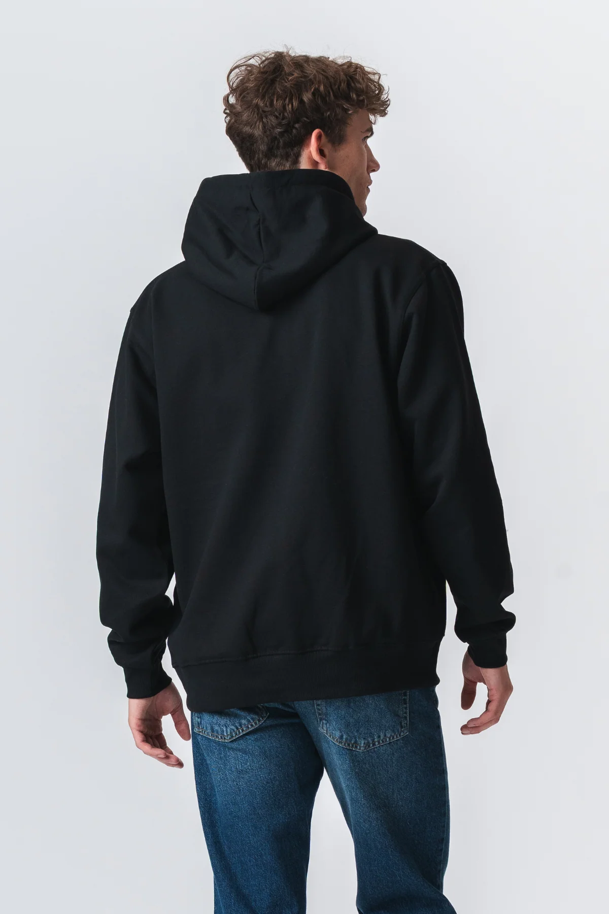 Basic Hoodie - Black - Image 3