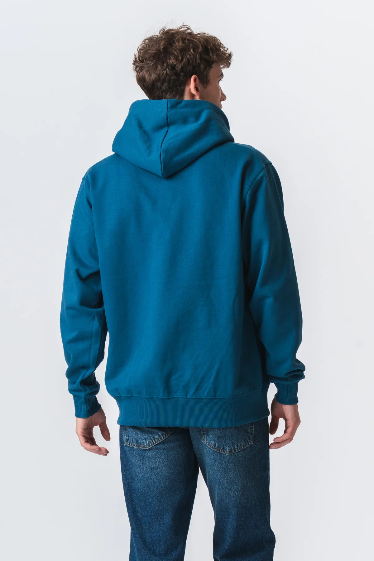 Basic Hoodie - Petrol Blue - Image 3