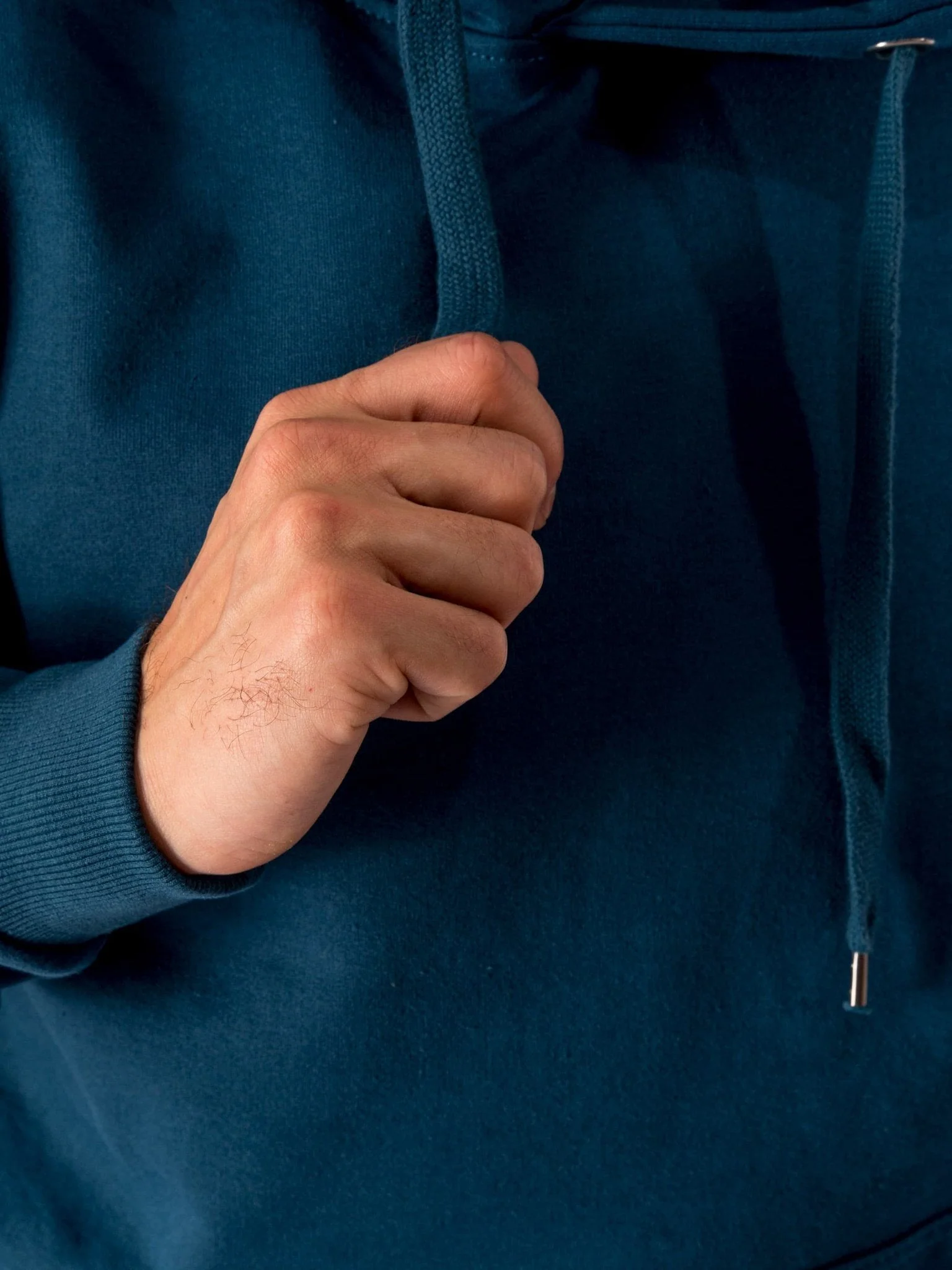 Basic Hoodie - Petrol Blue - Image 4