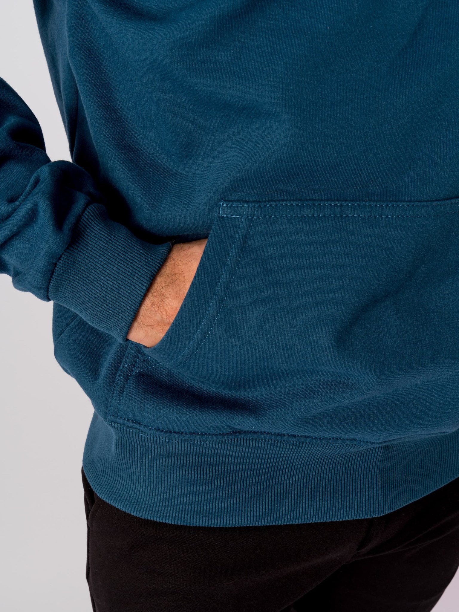 Basic Hoodie - Petrol Blue - Image 5