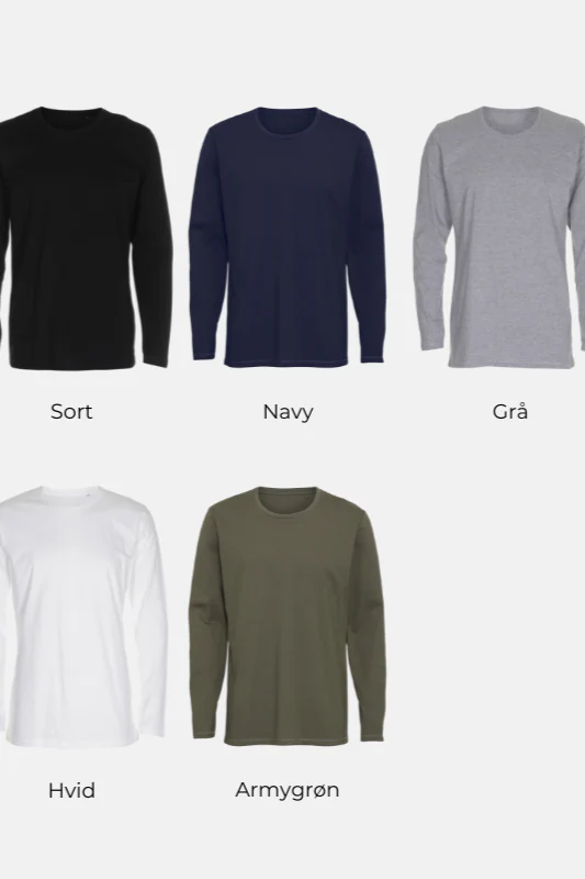 Basic Long Sleeve T-Shirt – Package Deal (3 pcs.) - Image 3