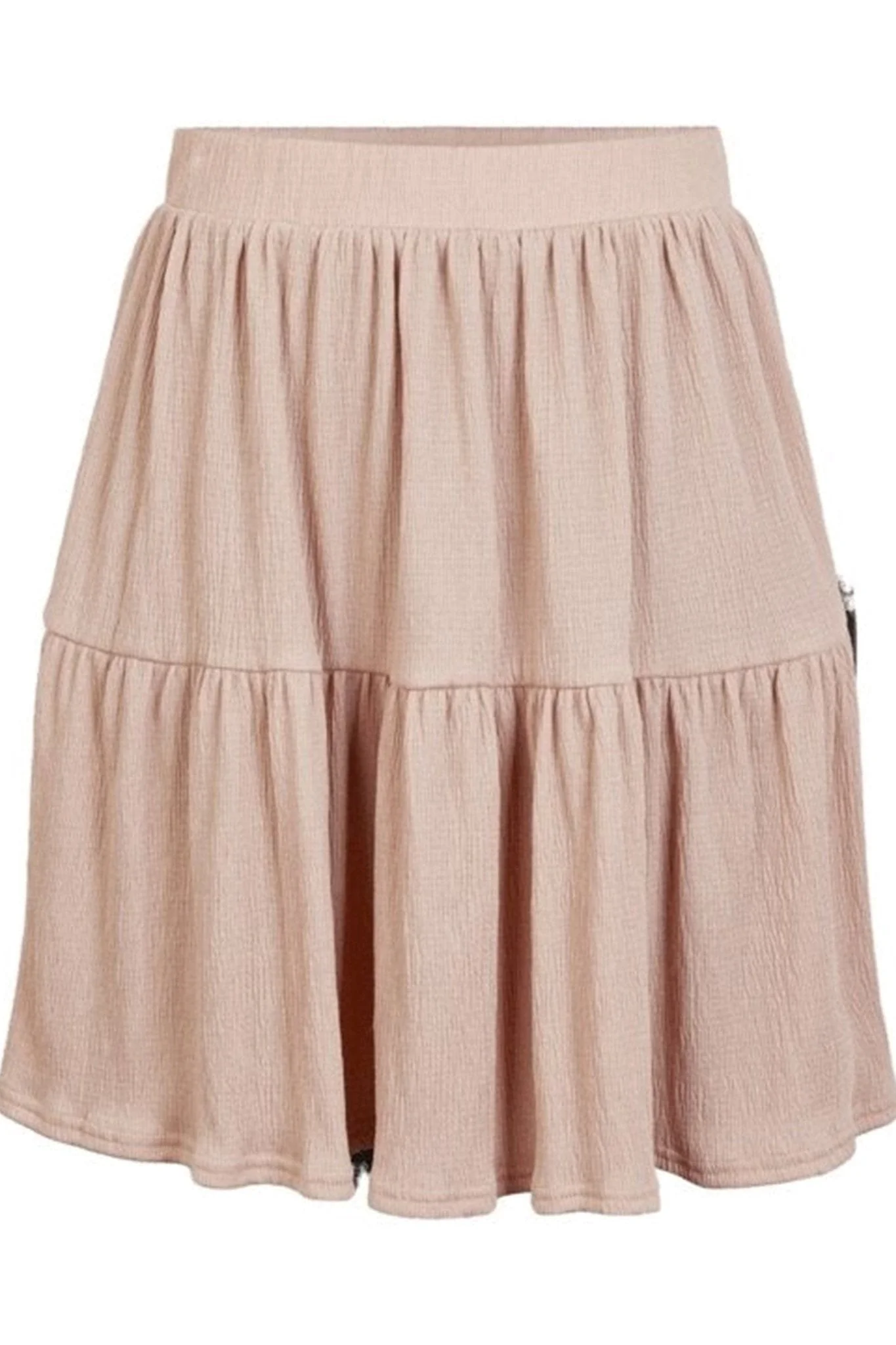 Basic soft mini skirt - Misty rose - Image 3