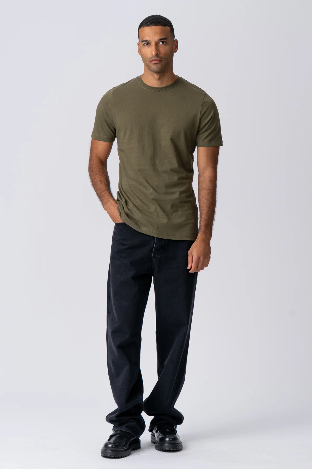 Basic T-shirt - Army - Image 2