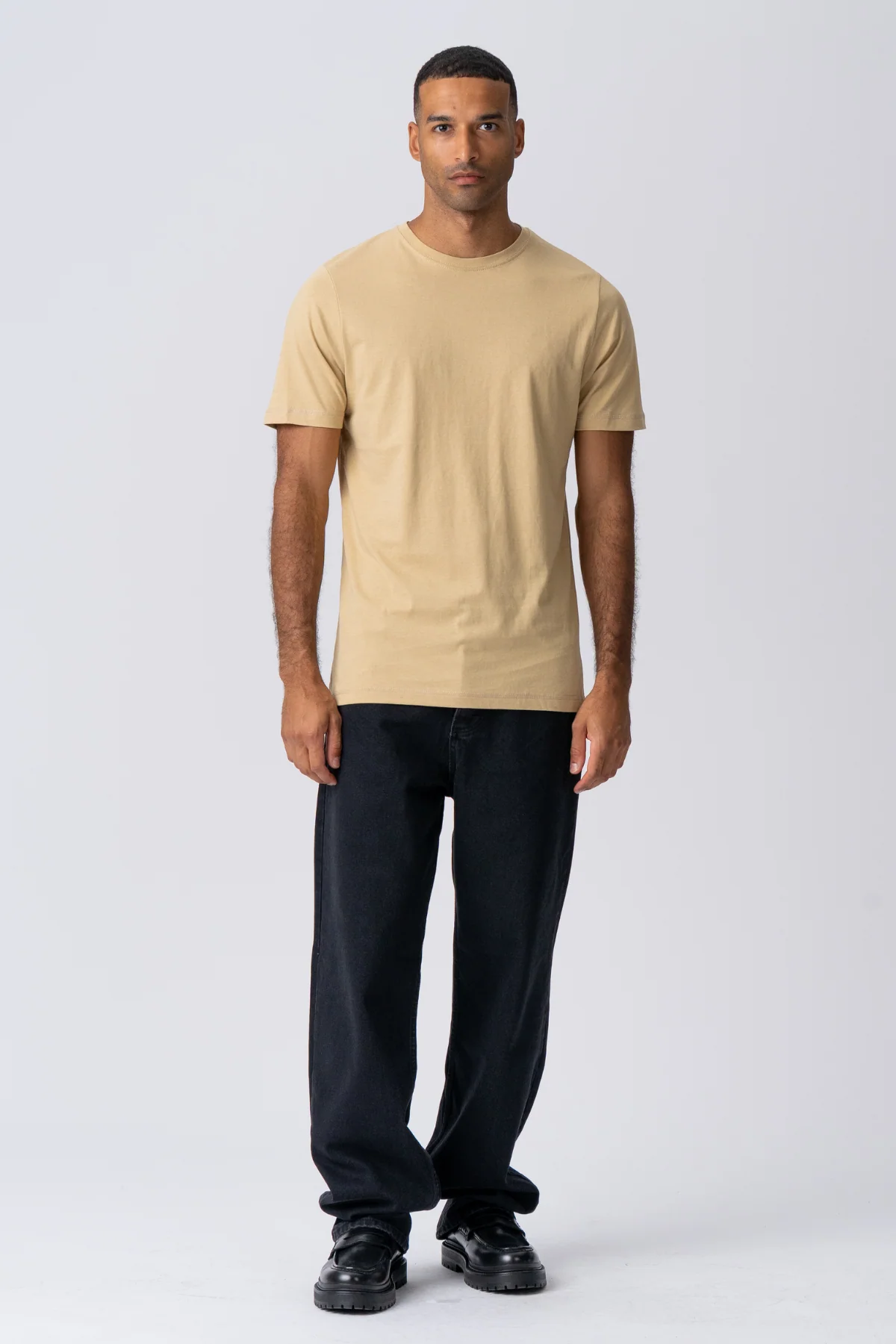 Basic T-shirt - Beige - Image 2