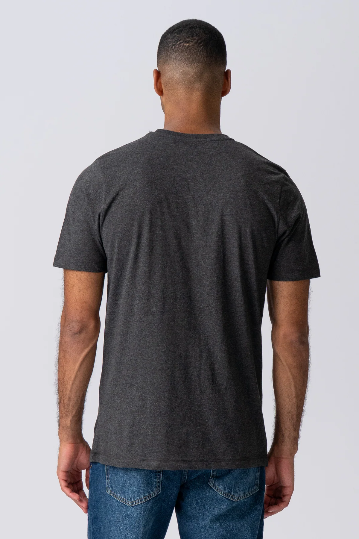 Basic T-shirt - Dark Grey - Image 4