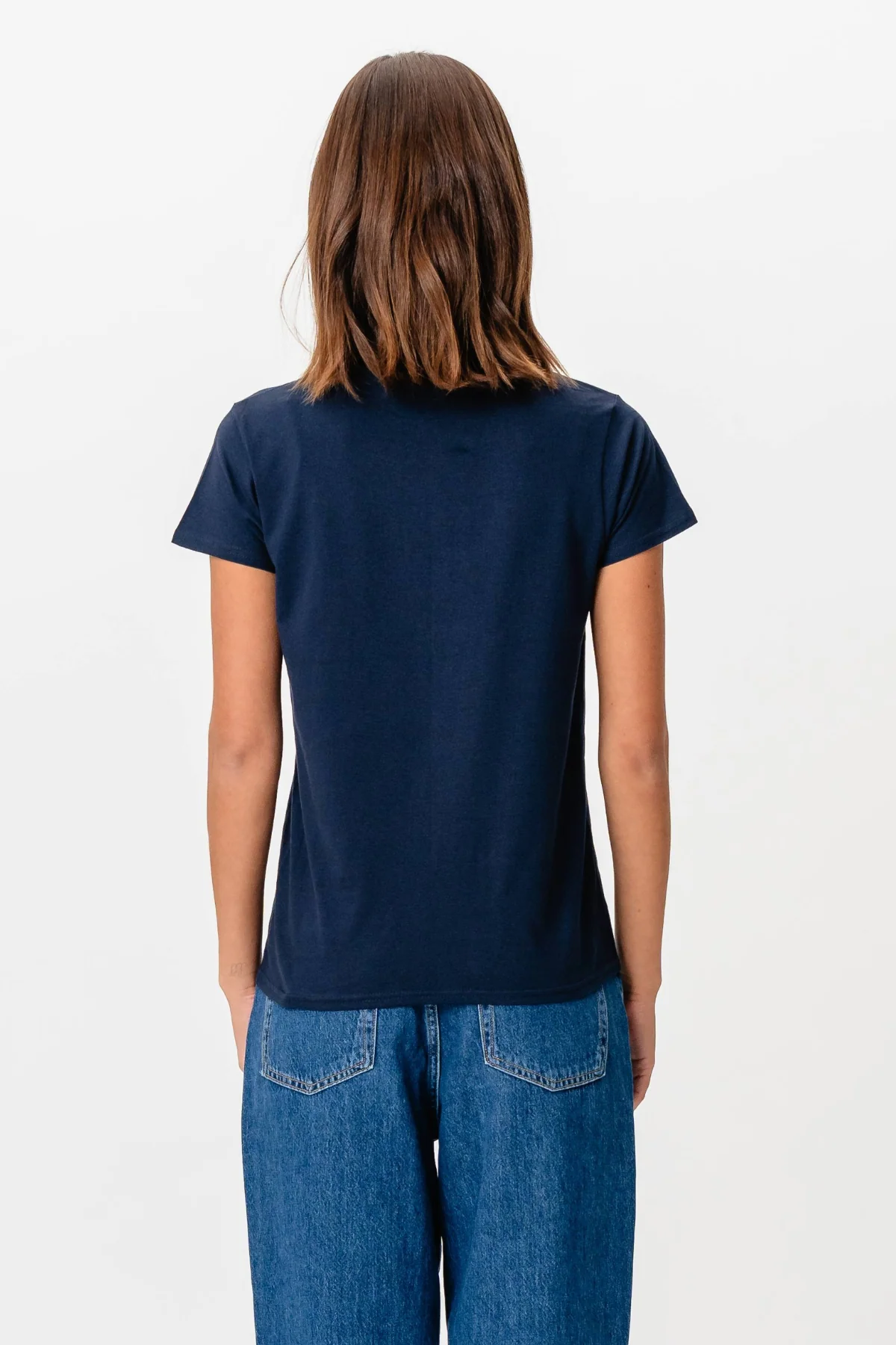 Basic T-Shirt - Navy - Image 3