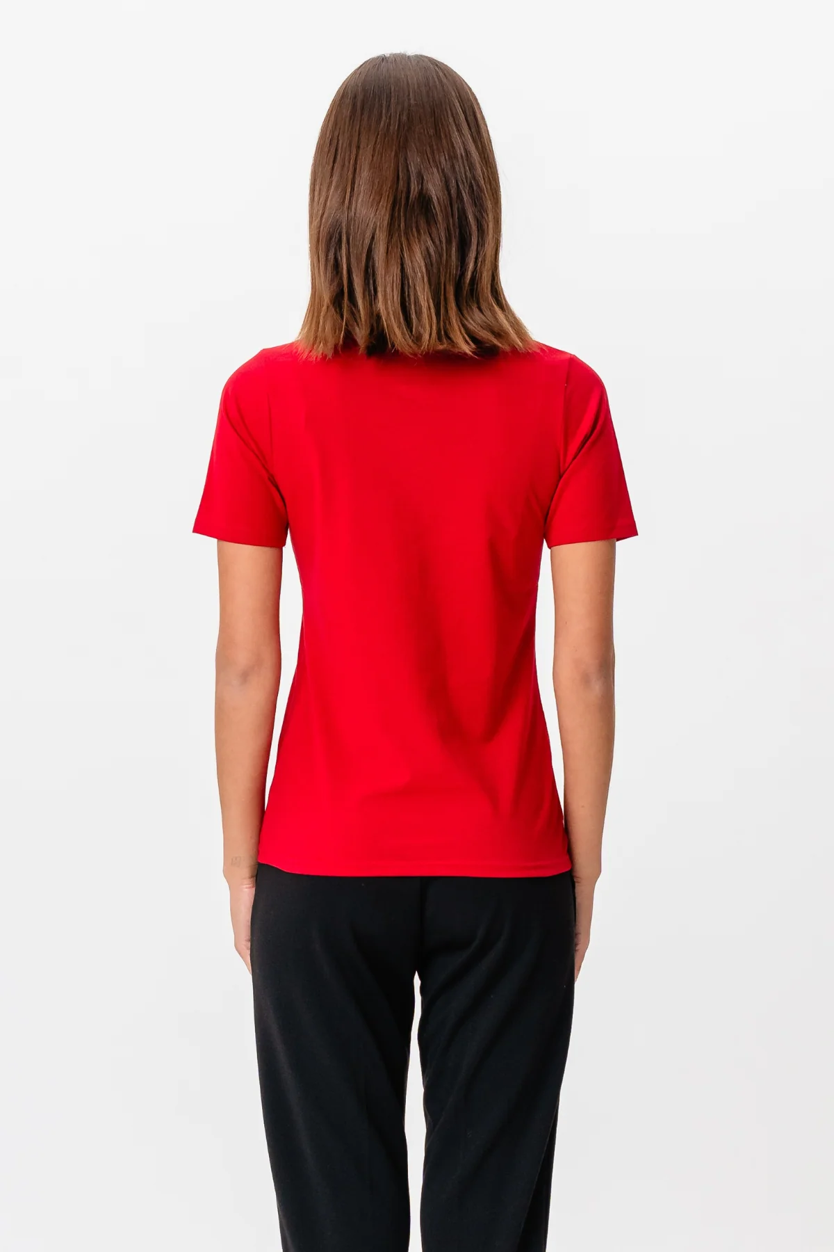 Basic T-shirt - Red - Image 4