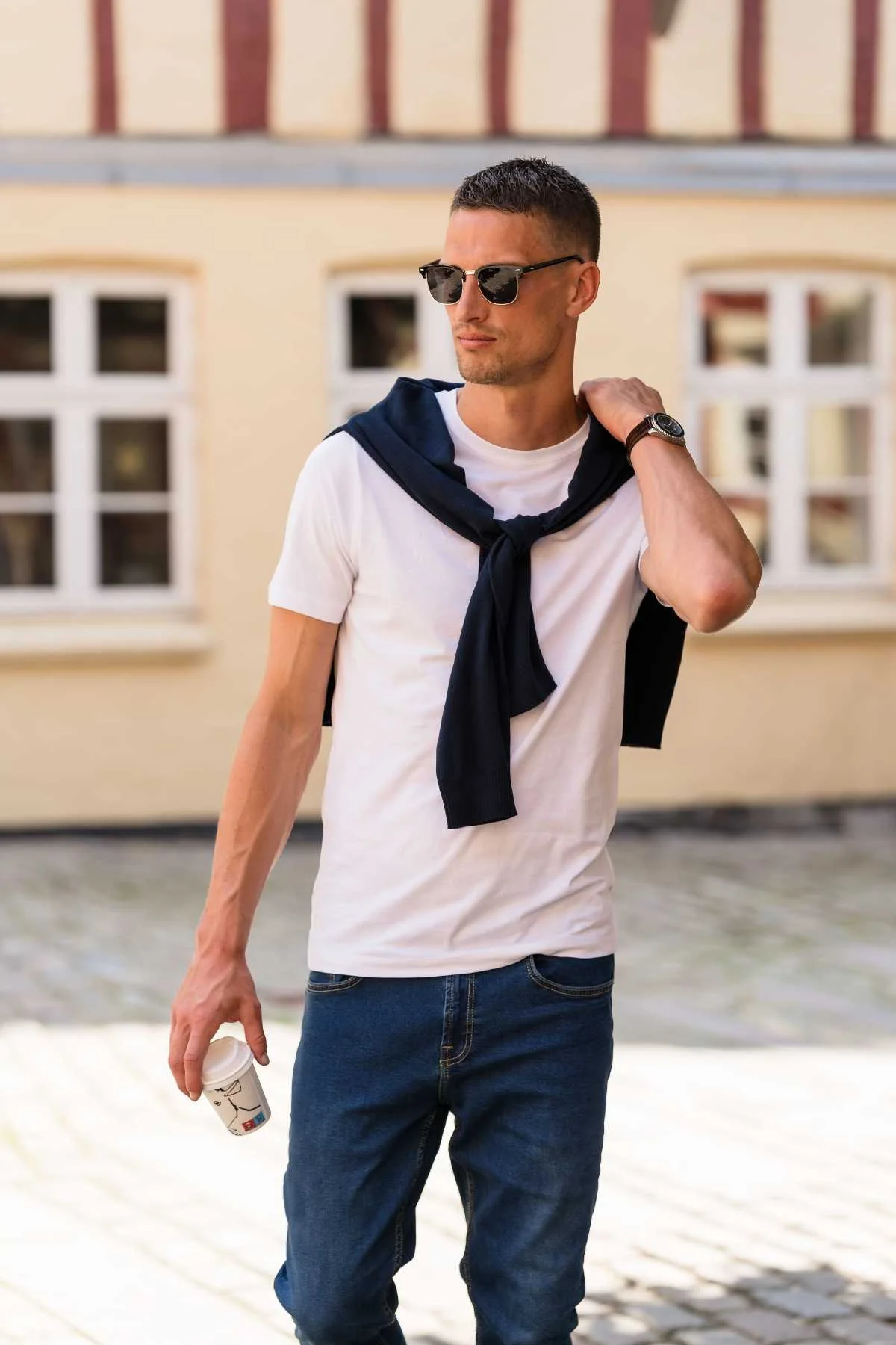 Basic T-shirt - White - Image 3