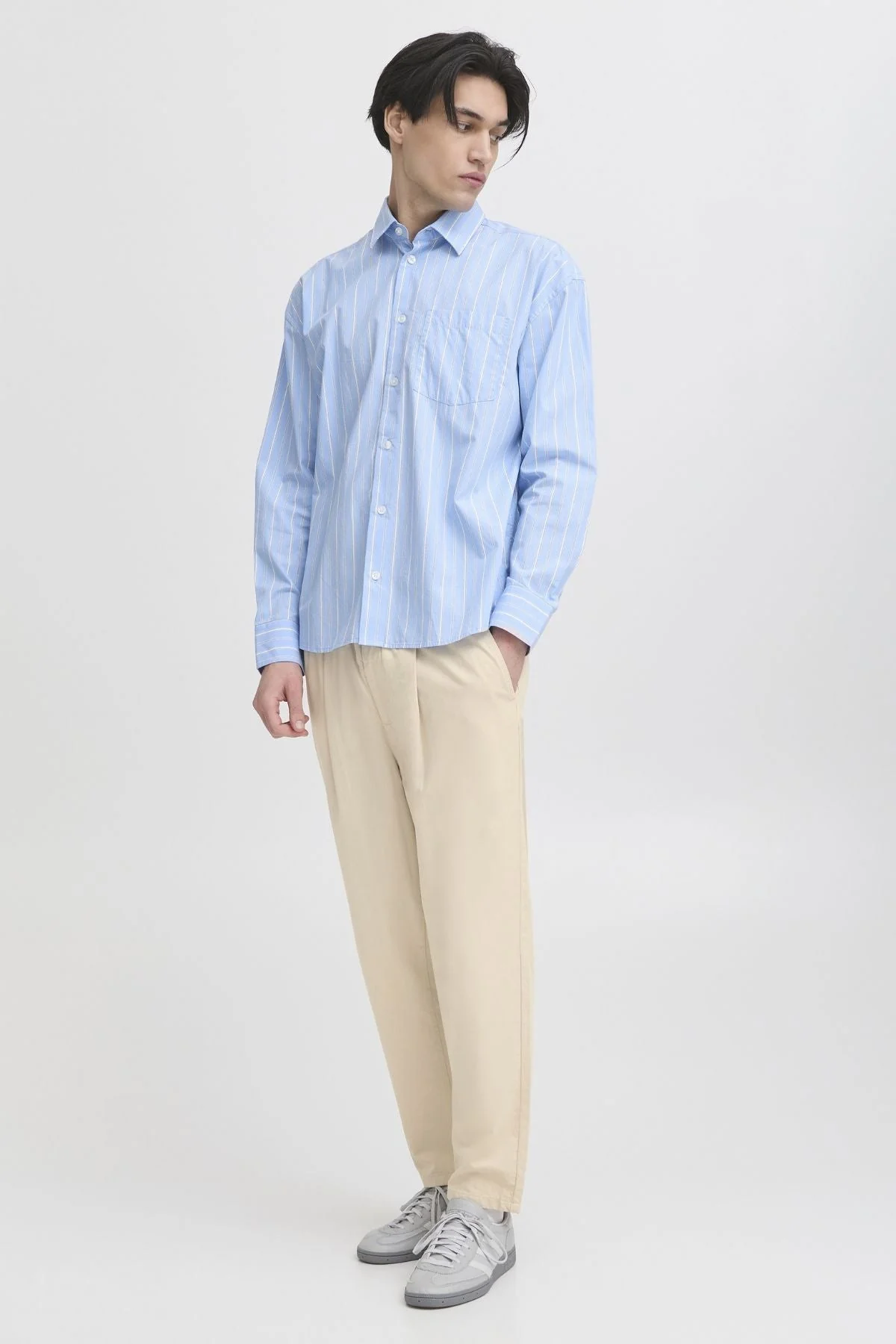 Brendan Relaxed Pants - Beige - Image 4