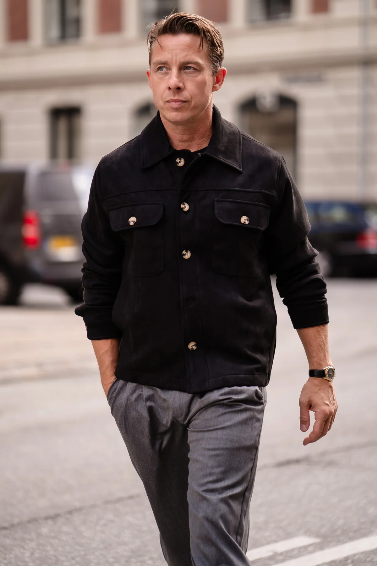 Callum Jacket - Black - Image 2