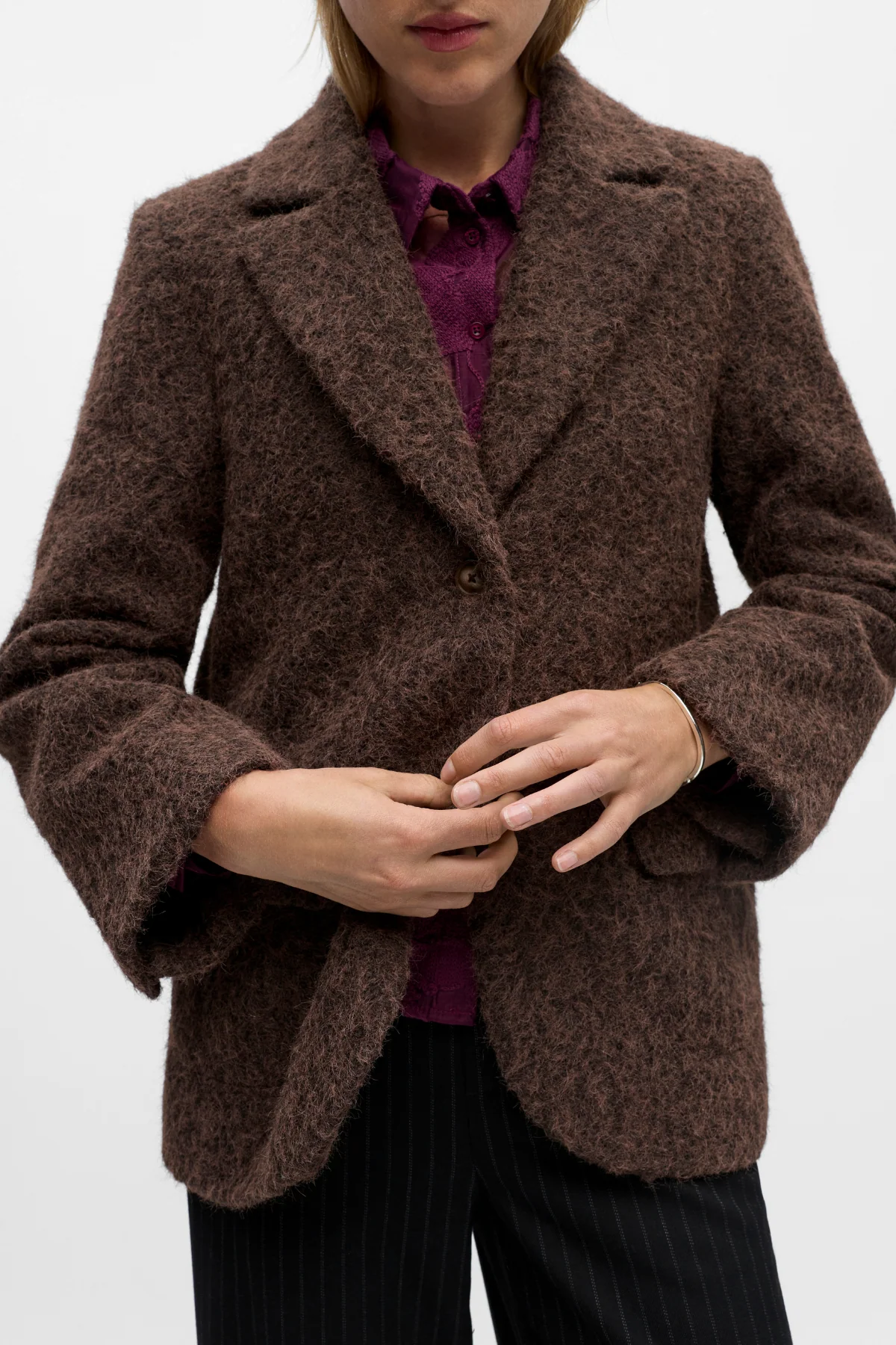 Celina L/S LO Jacket - Seal Brown - Image 4