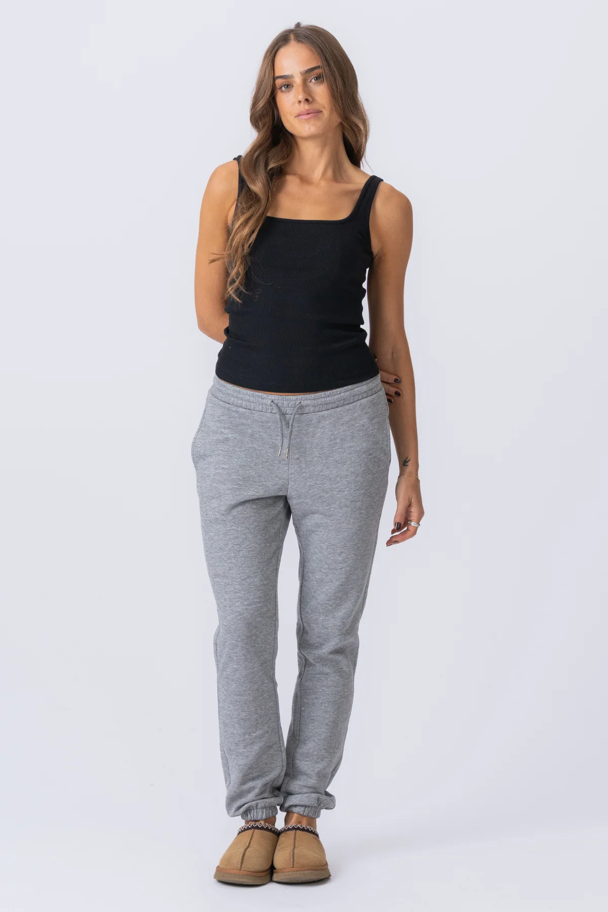 Chloe Short Square Top - Black - Image 2
