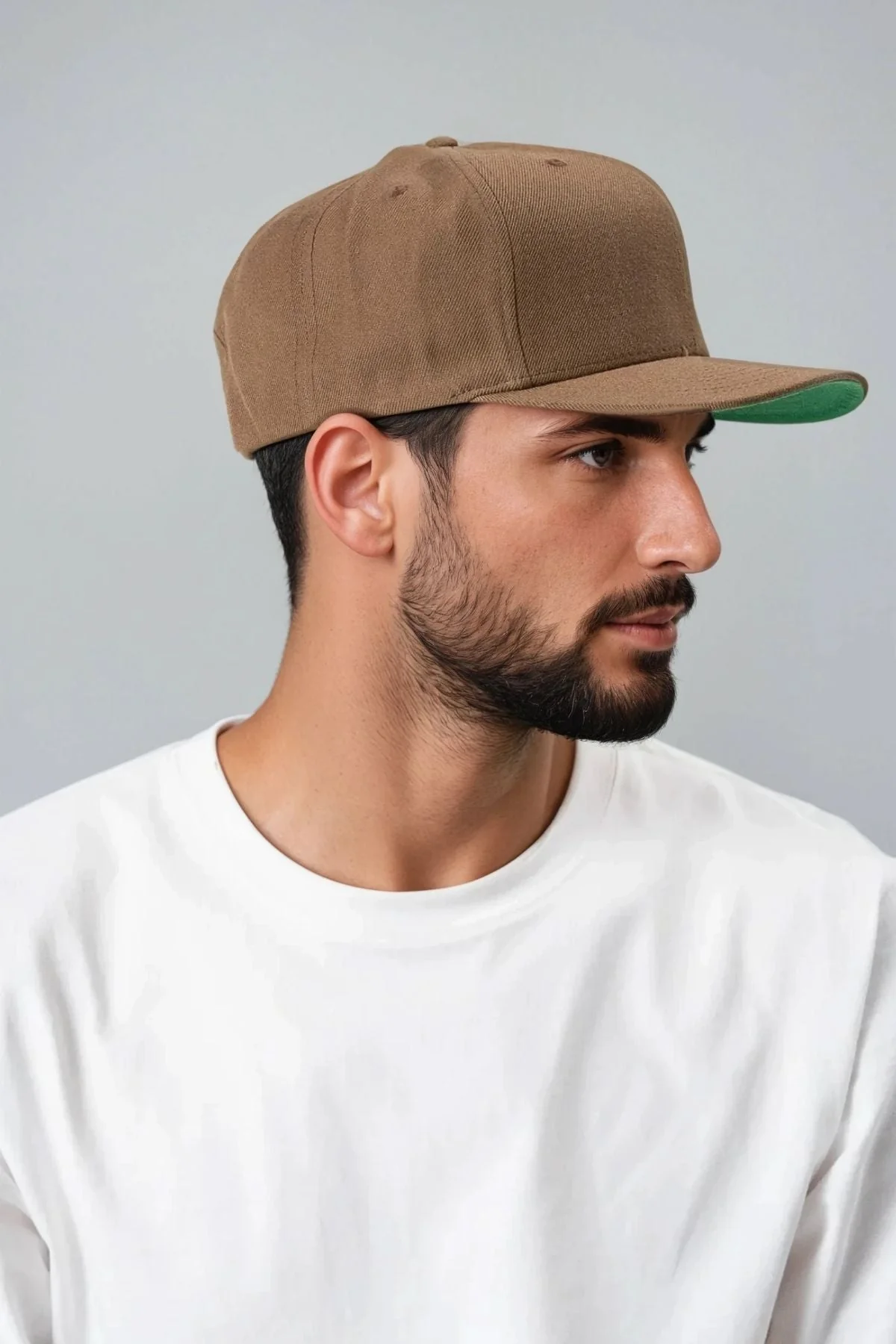 Classic Snapback - Tan - Image 2