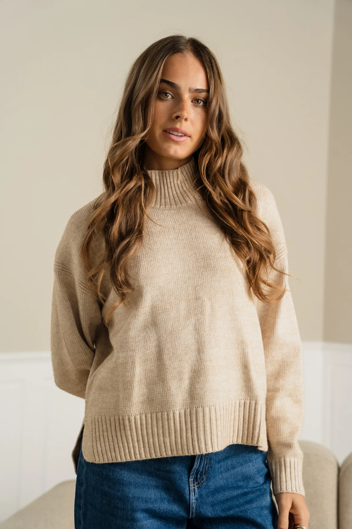 Emma Knit - Beige - Image 3