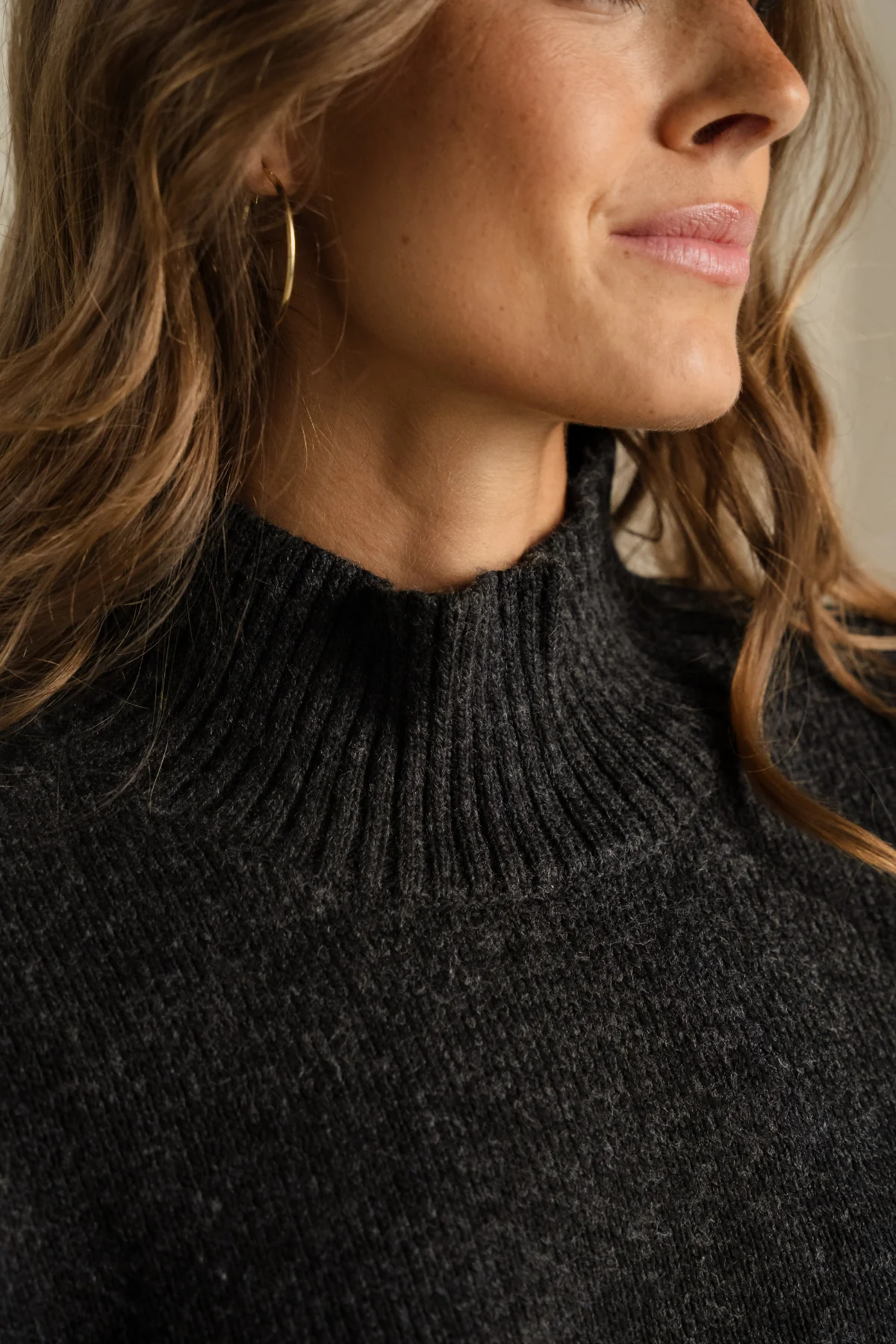 Emma Knit - Dark Grey Melange - Image 5