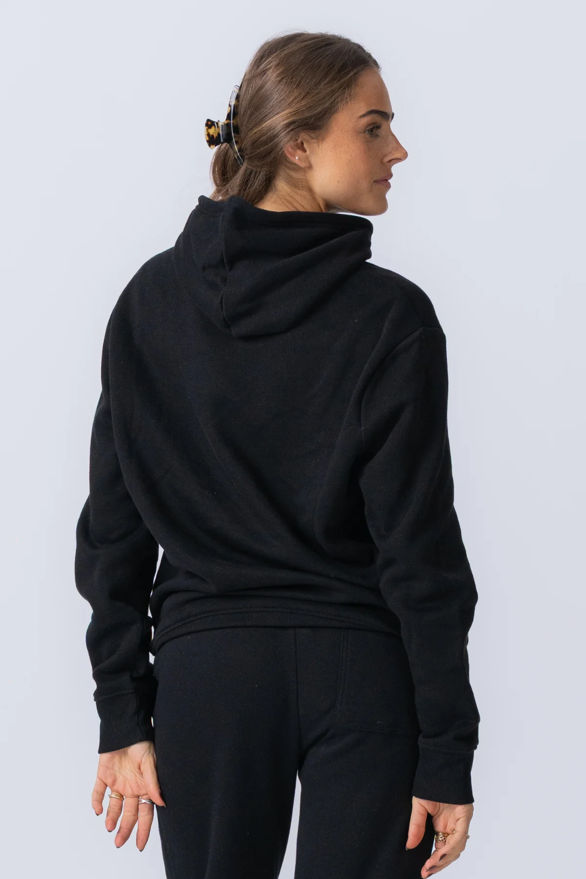 Essential Hoodie - Black - Image 8