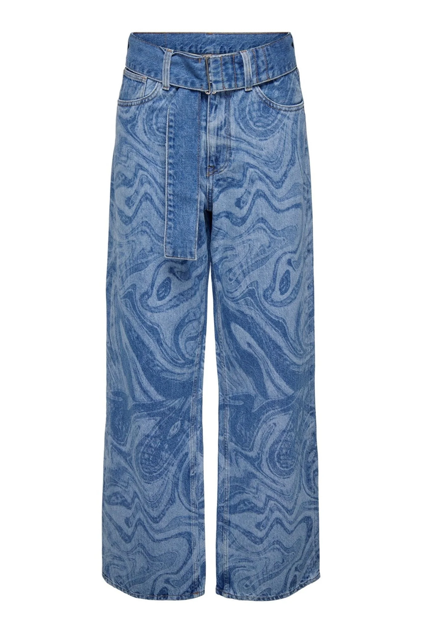 Esther Hope Print - Medium Blue Denim - Image 5