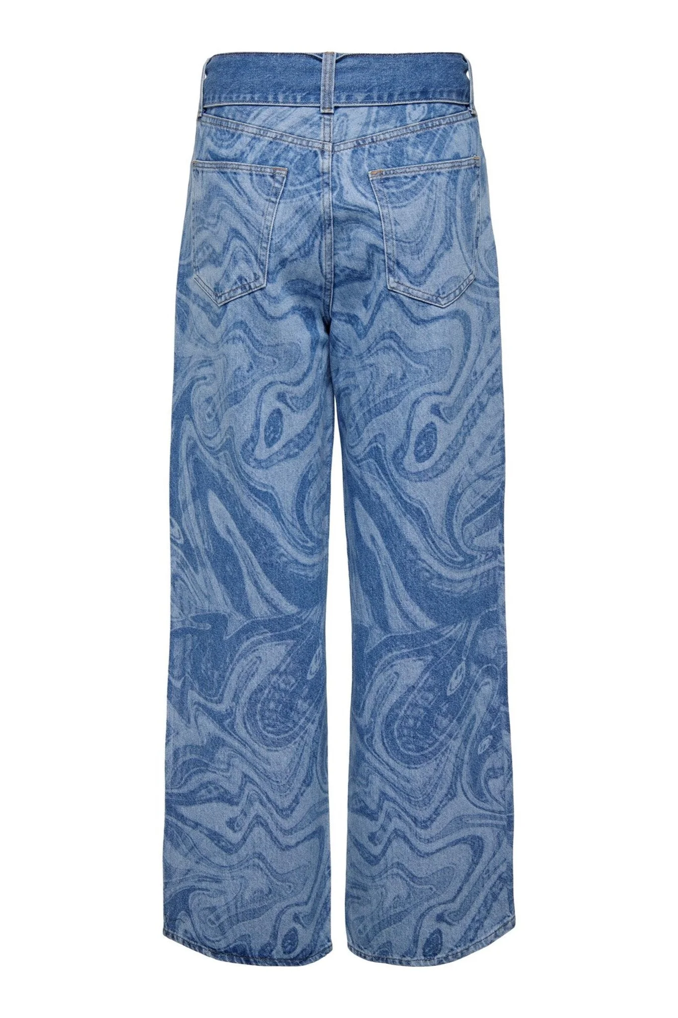 Esther Hope Print - Medium Blue Denim - Image 6