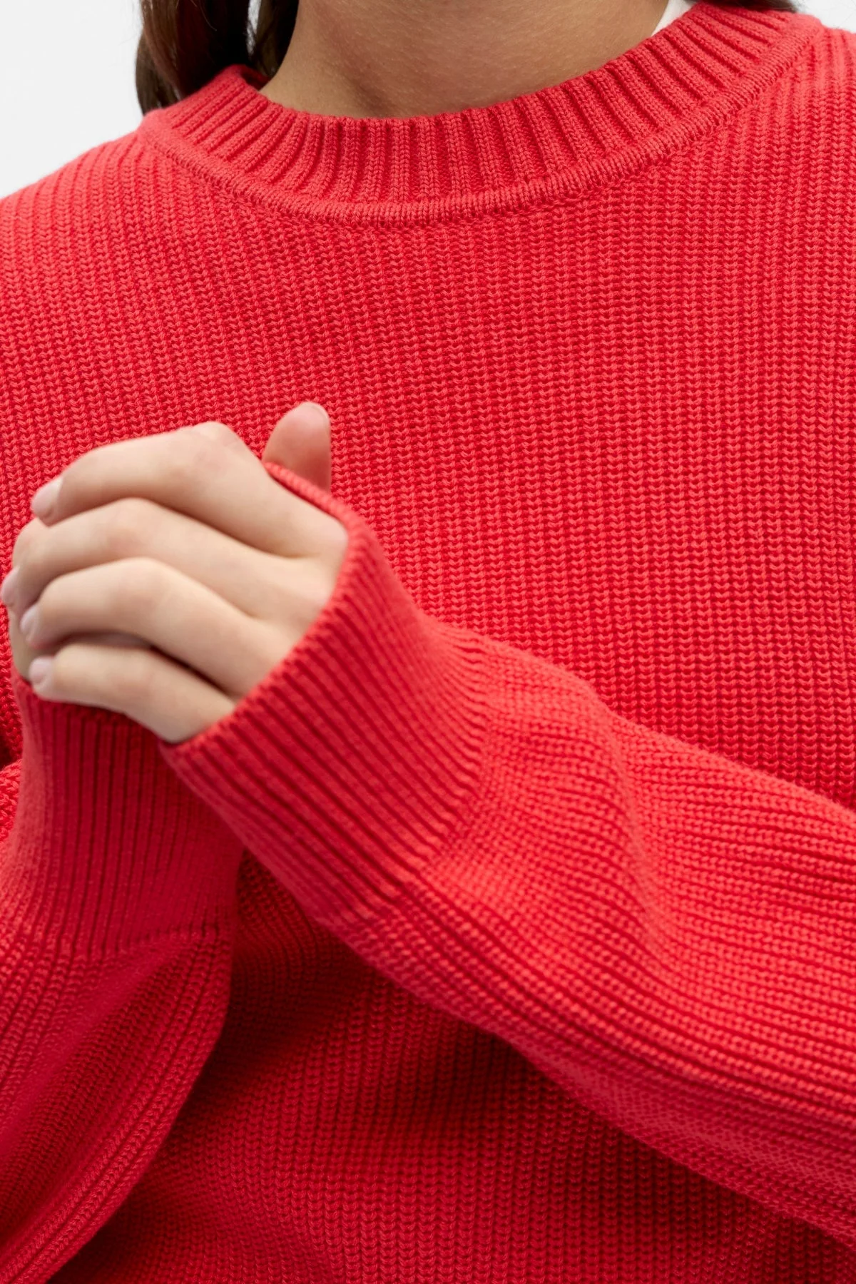 Flo Knit Pullover - Poinsettia - Image 3