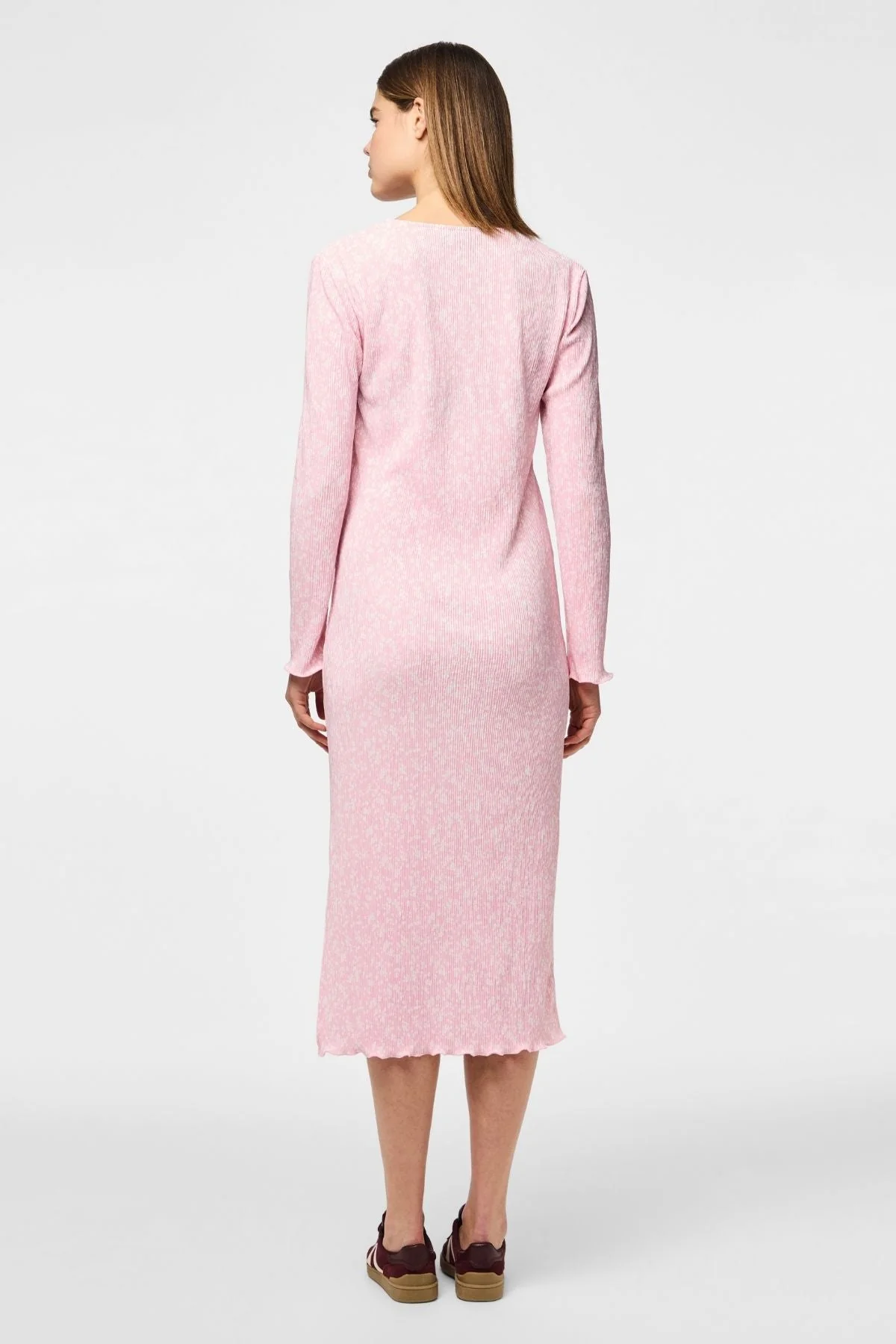 Flora Midi Dress - Roseate Spoonbill Flower - Image 3