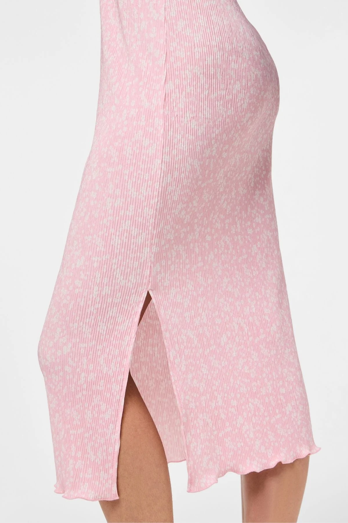 Flora Midi Dress - Roseate Spoonbill Flower - Image 4