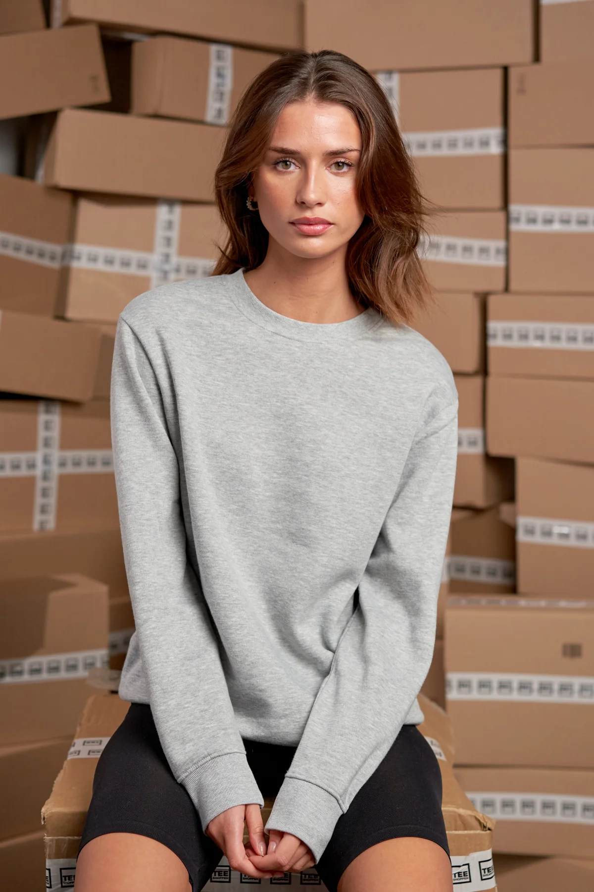 Heavy Crewneck - Grey - Image 3