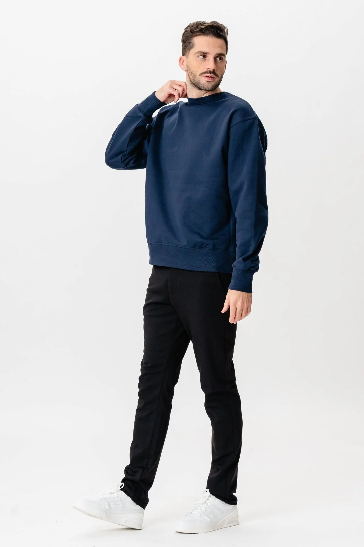 Heavy Crewneck - Navy - Image 2
