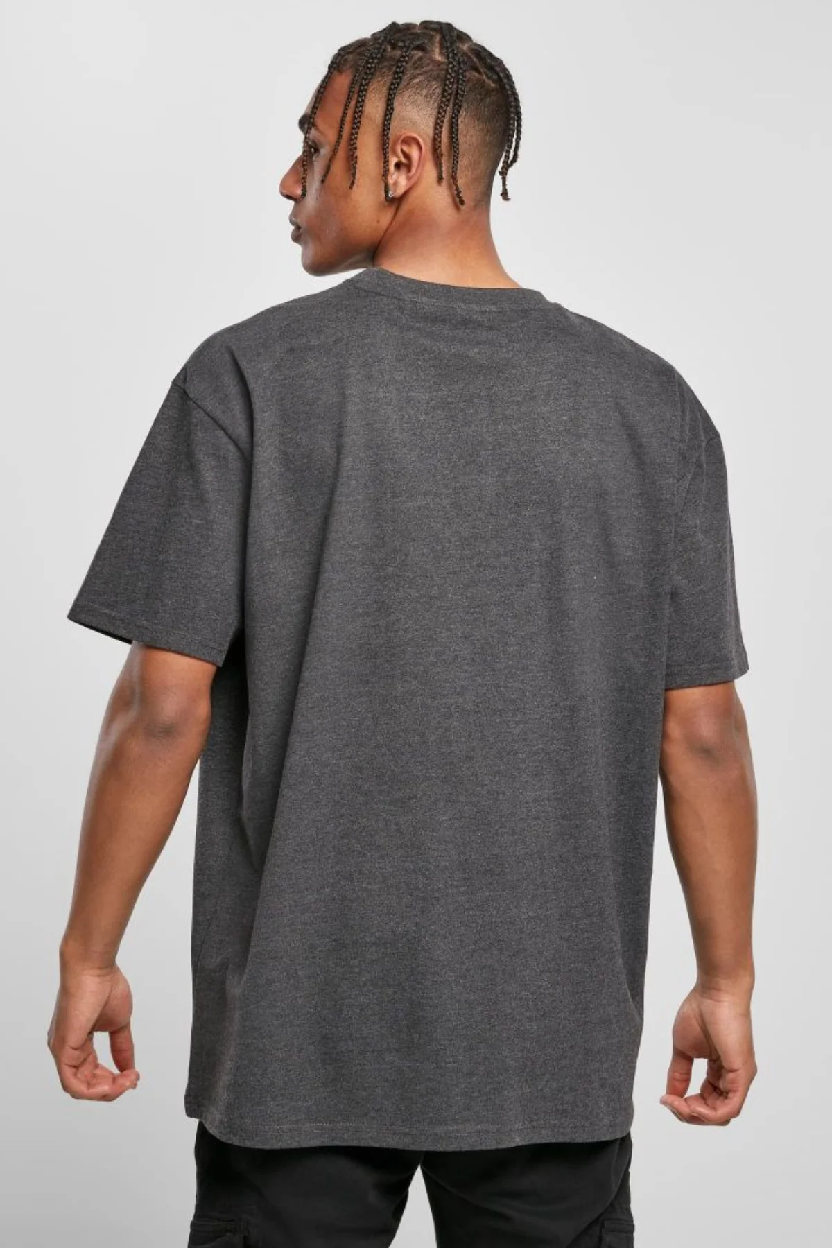 Heavy Oversized T-shirt - Charcoal - Image 4