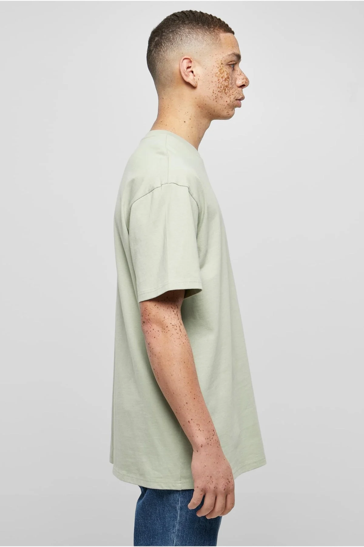 Heavy Oversized T-shirt - Soft Salvia - Image 3