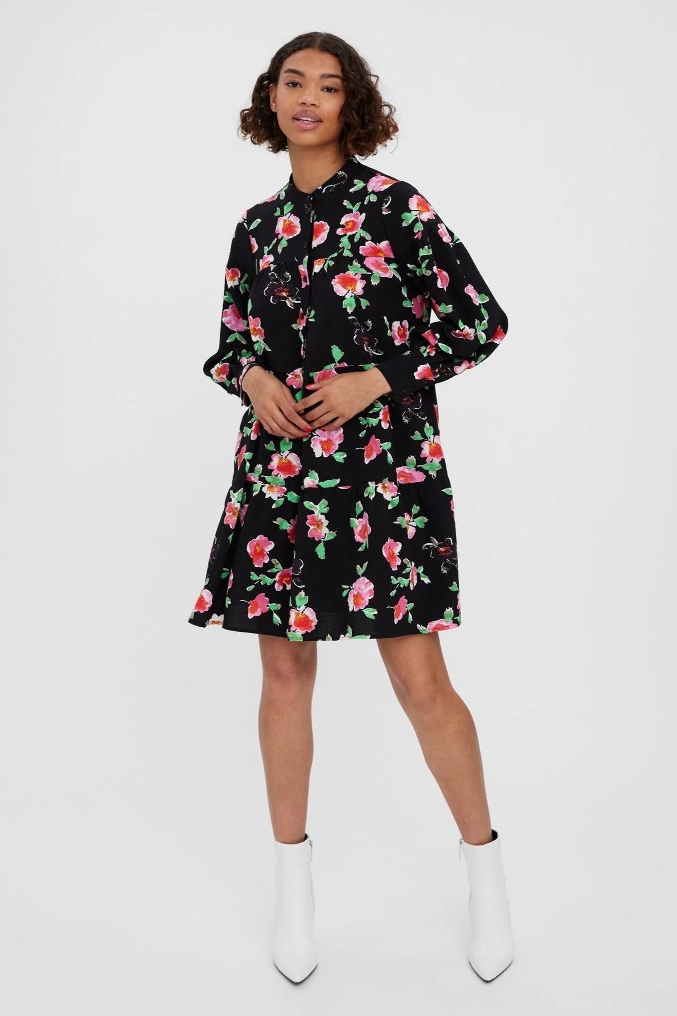Hyms Long Sleeve Dress - Black Hyms - Image 2