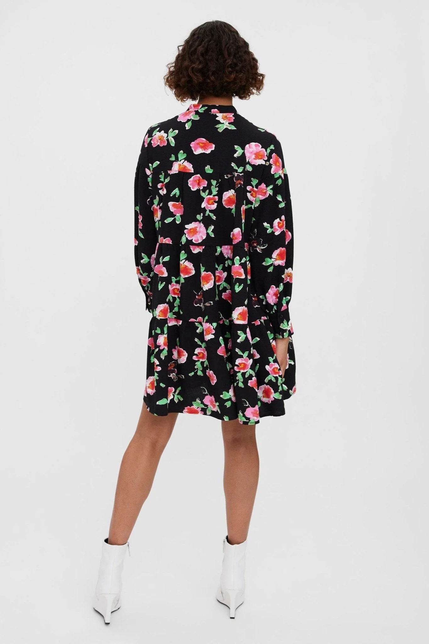 Hyms Long Sleeve Dress - Black Hyms - Image 4