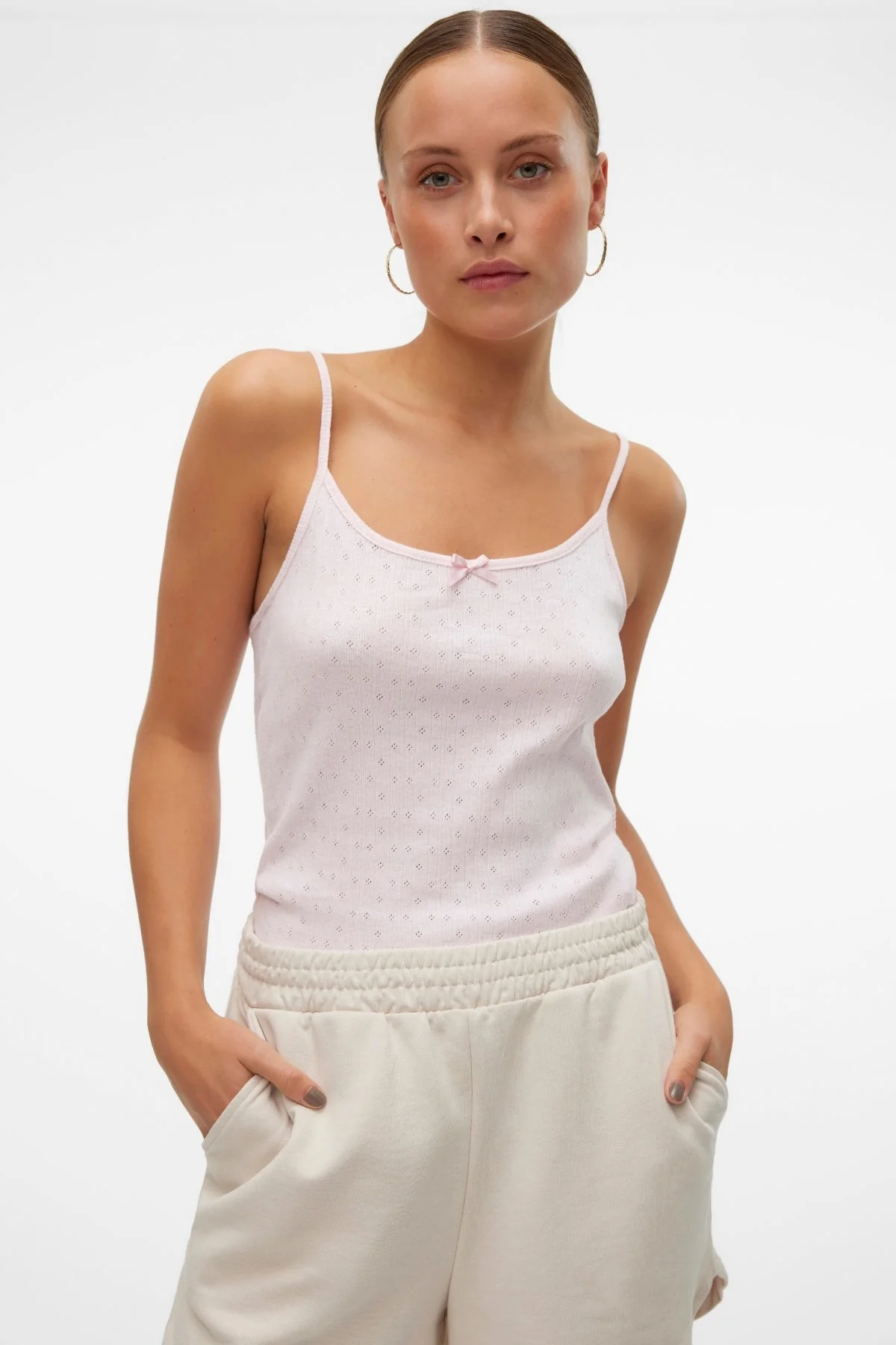 Isa Singlet Top - Pink A-Boo - Image 2