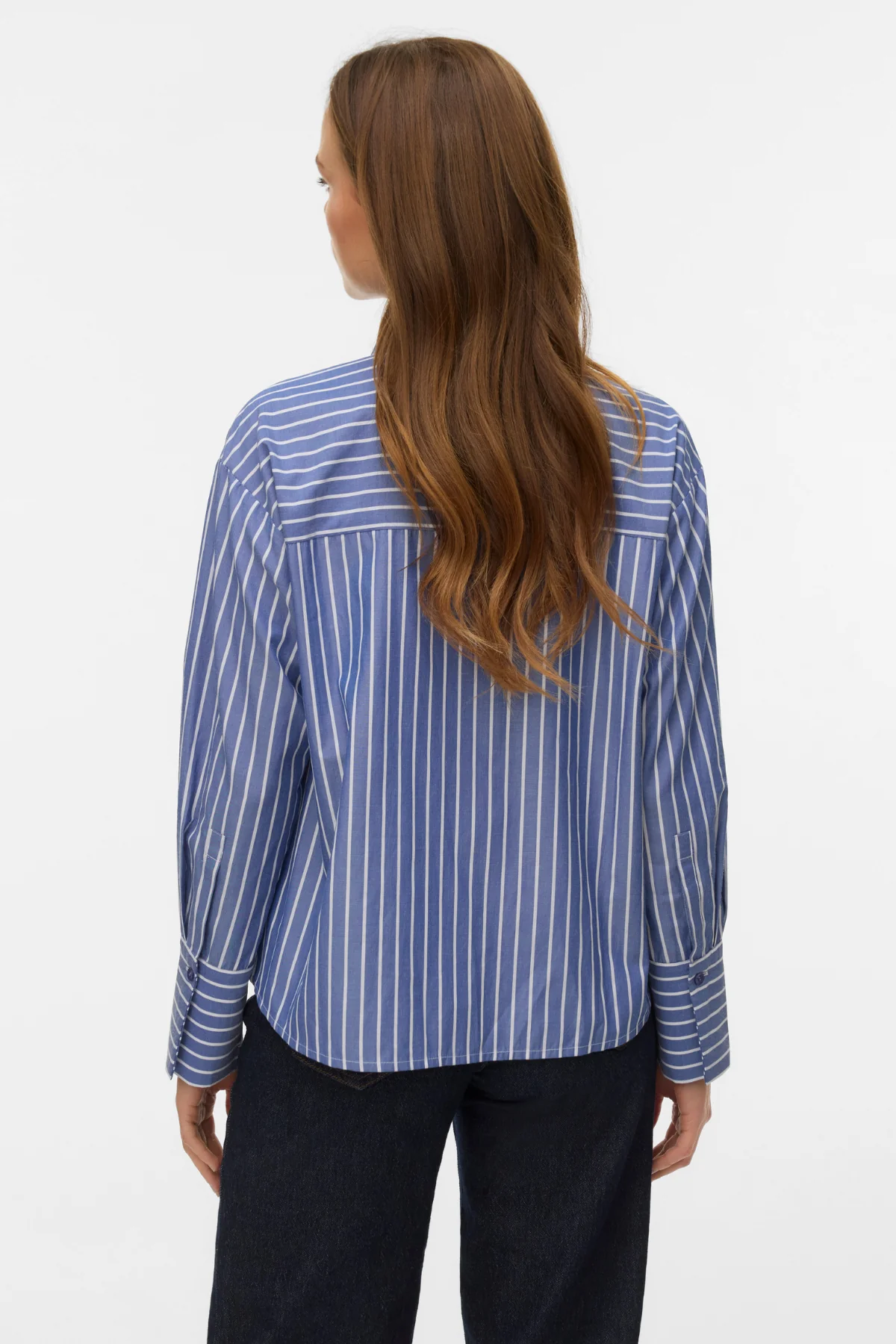 Islunn Bow Shirt - Dark Denim Snow White - Image 4