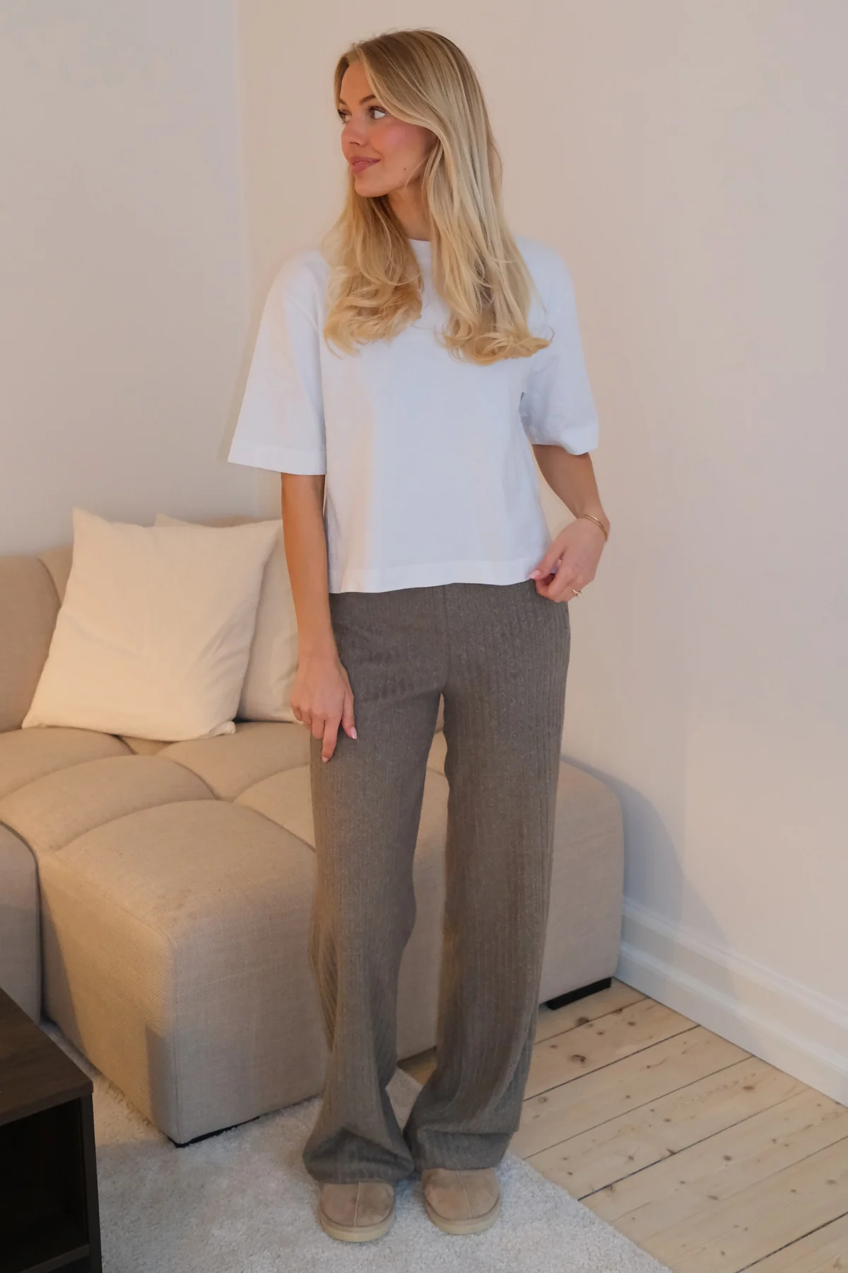 Ivy Knit Pants - Khaki - Image 2